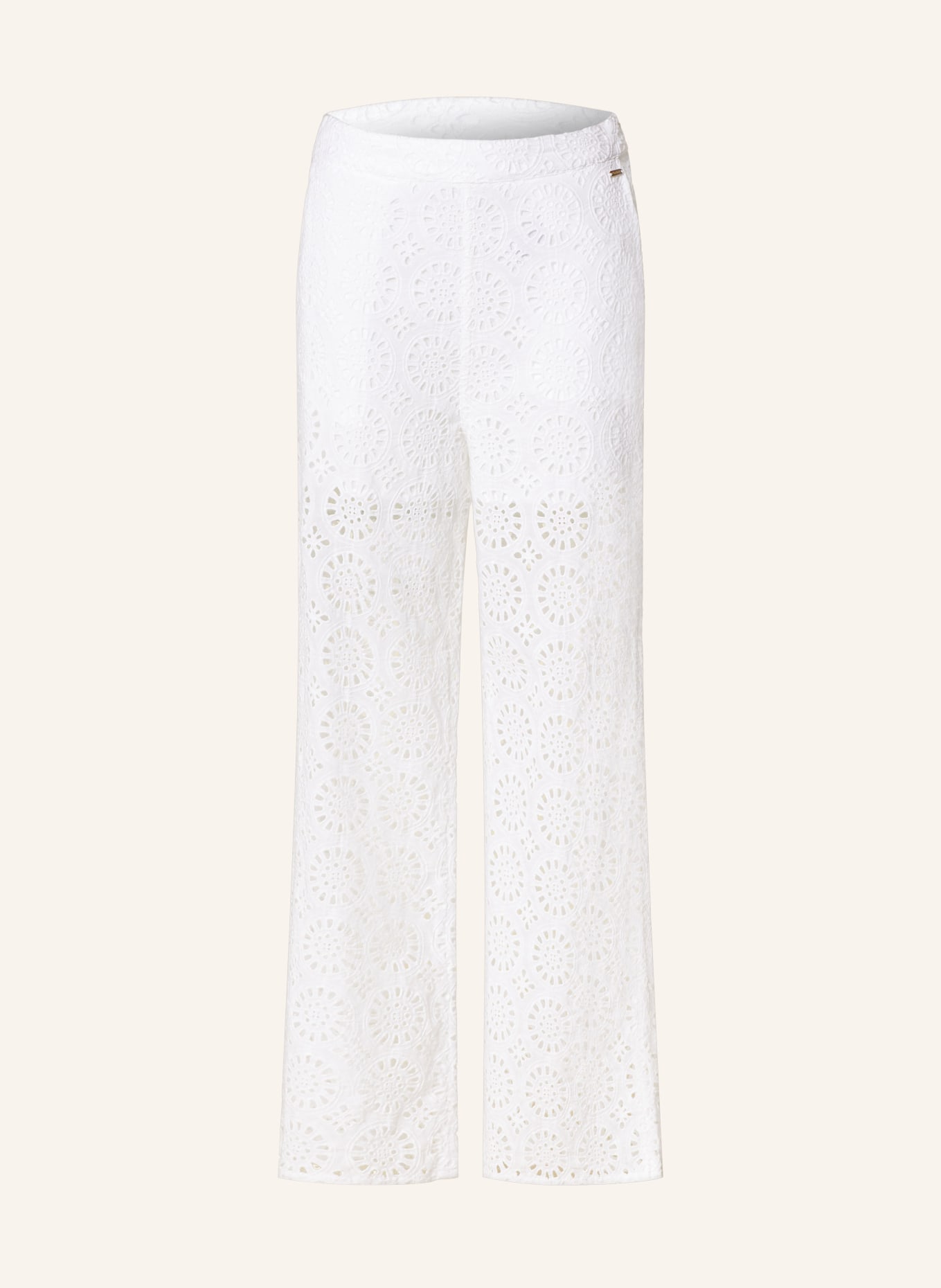 Pepe Jeans Trousers MAGGY in broderie anglaise, Color: WHITE (Image 1)