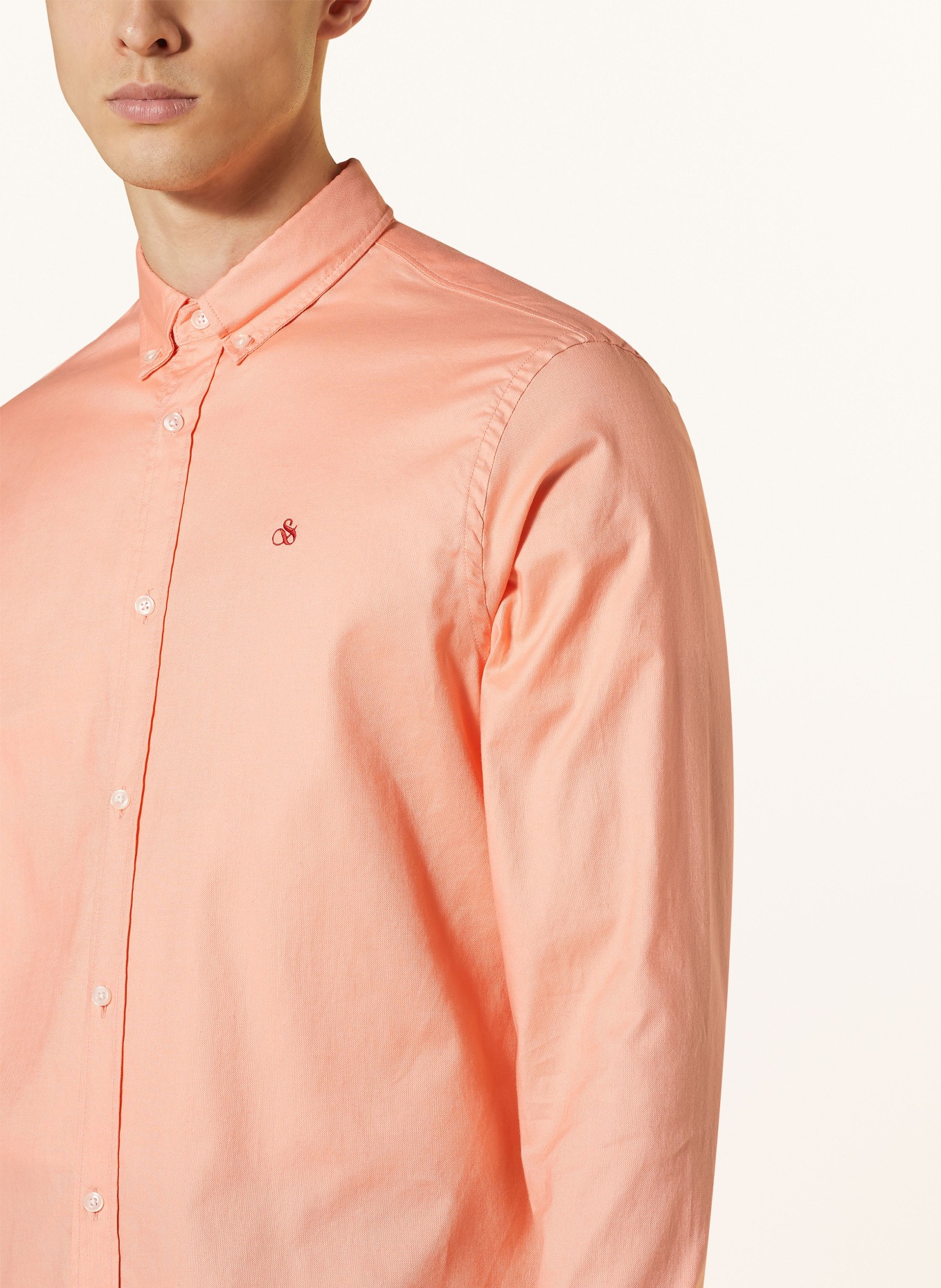 SCOTCH & SODA Shirt regular fit, Color: SALMON (Image 4)