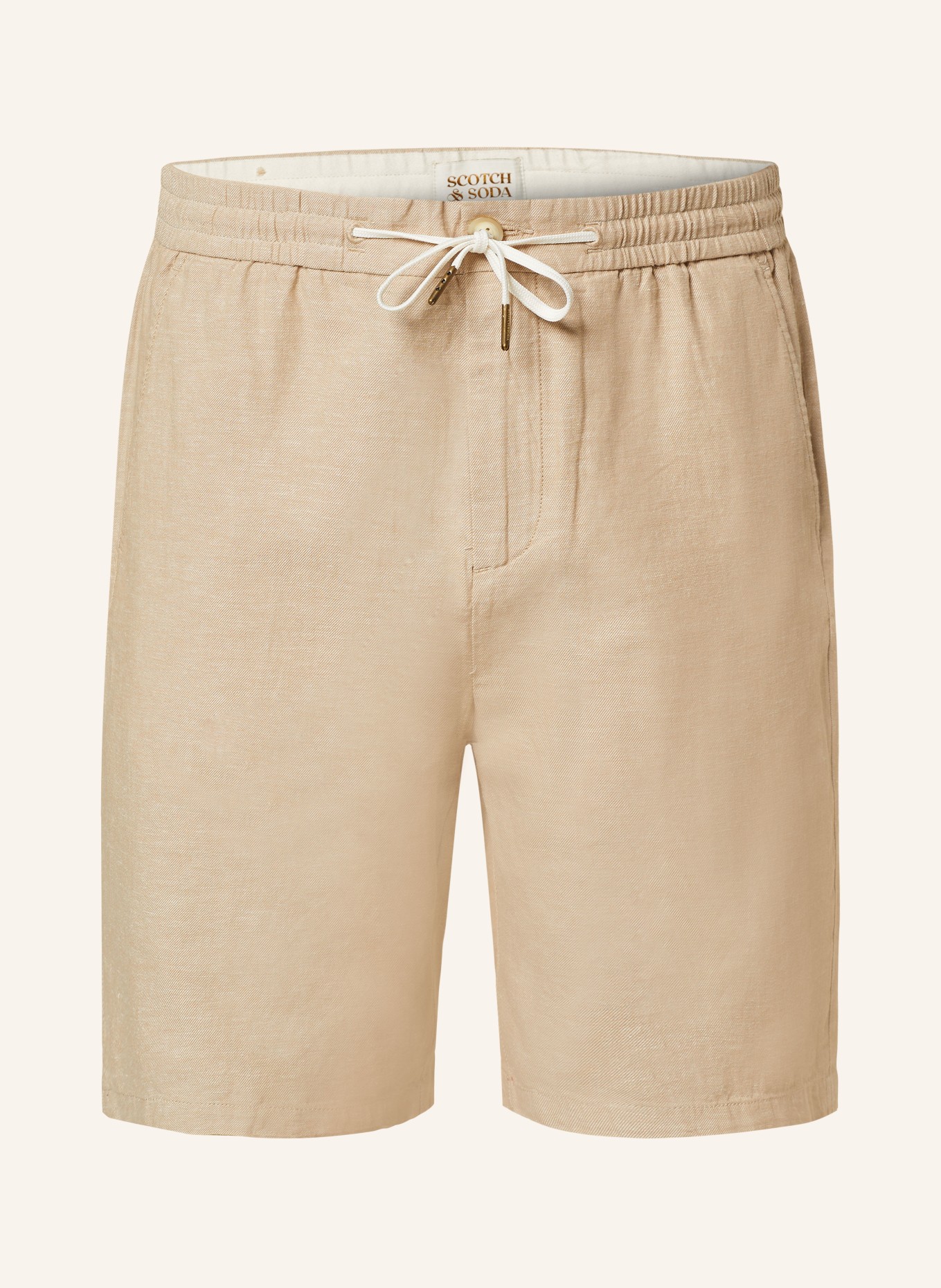 SCOTCH & SODA Shorts FAVE, Color: BEIGE (Image 1)