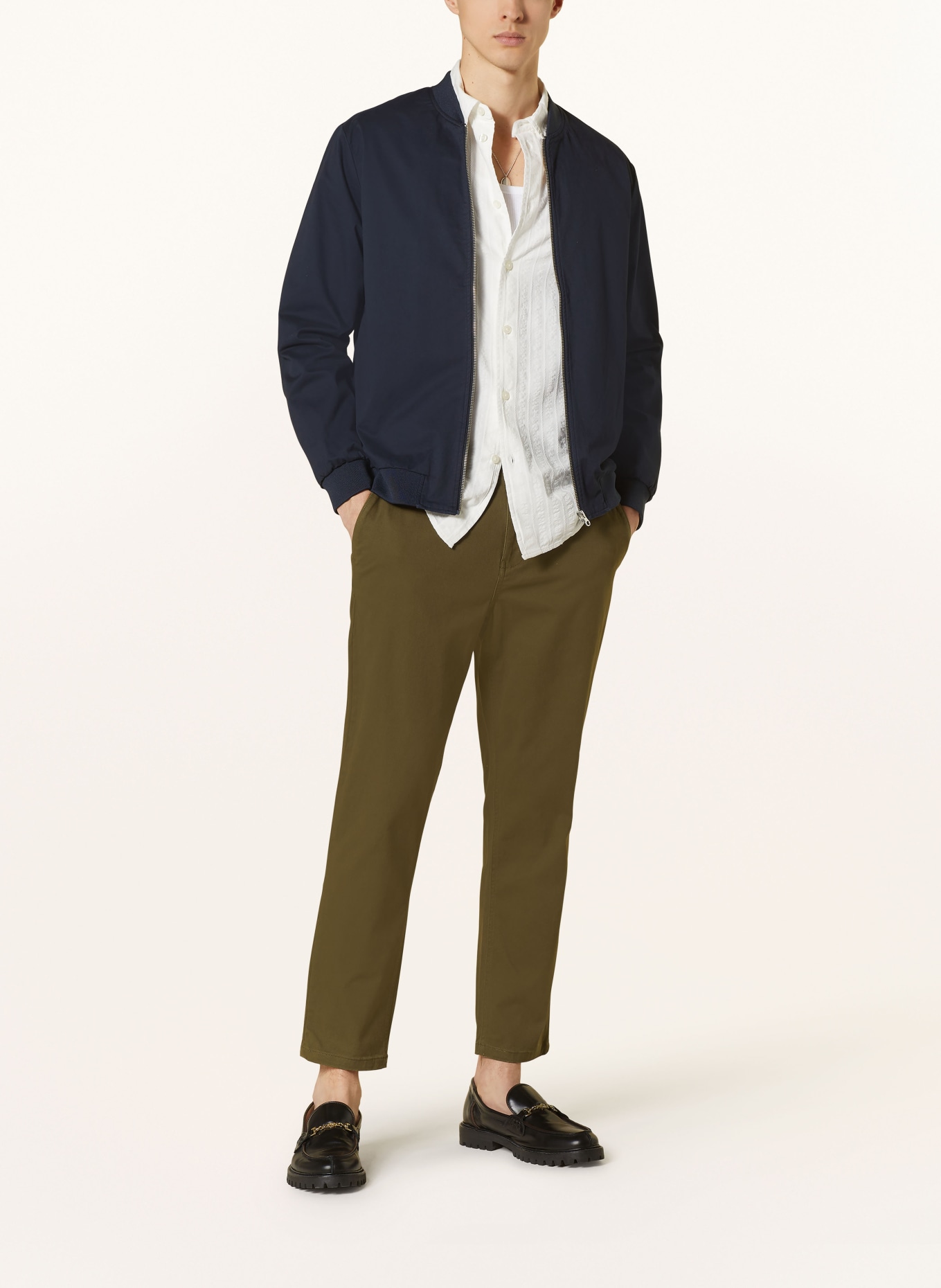 SCOTCH & SODA Chinos regular tapered fit, Color: KHAKI (Image 2)