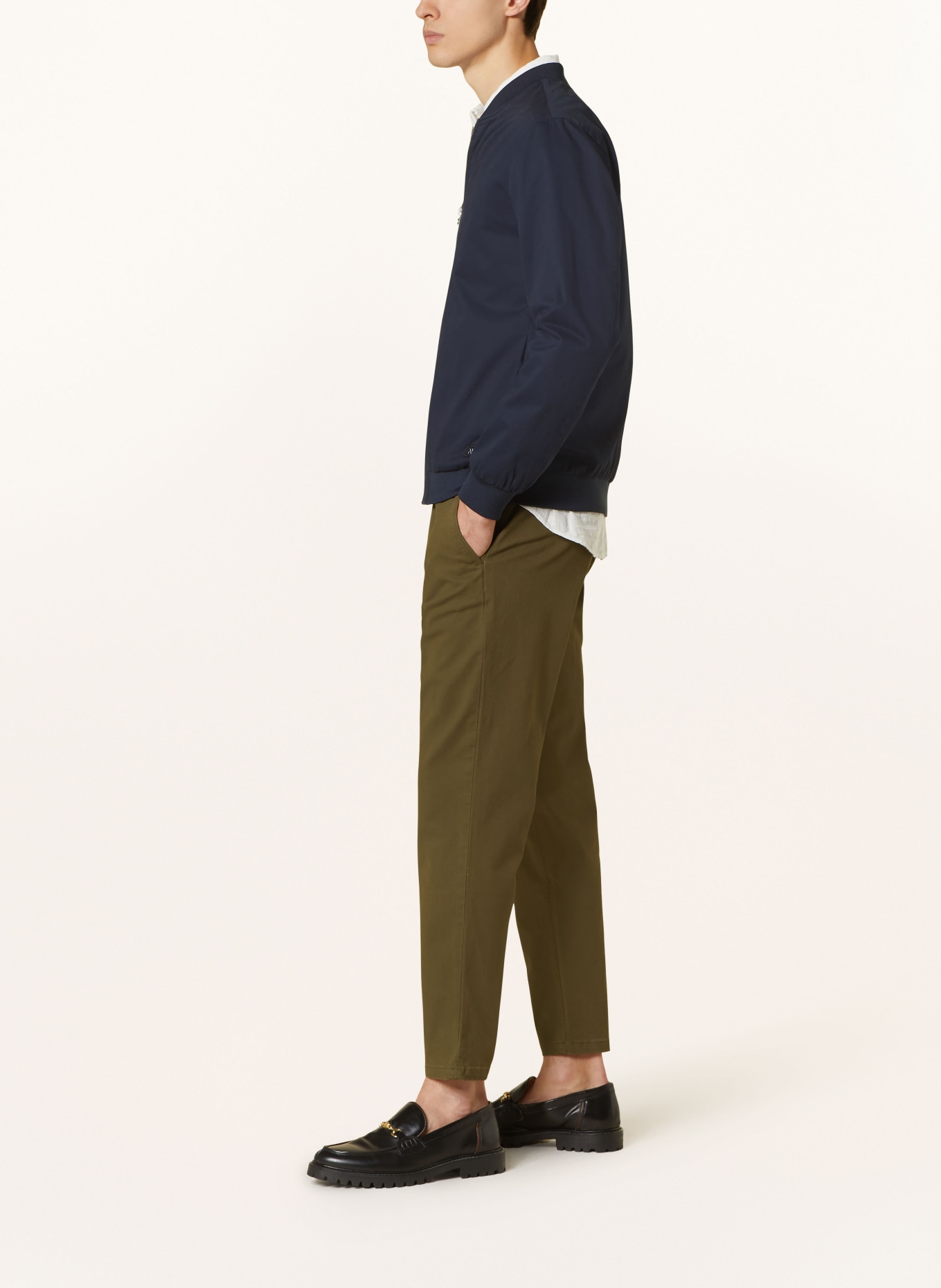SCOTCH & SODA Chinos regular tapered fit, Color: KHAKI (Image 4)