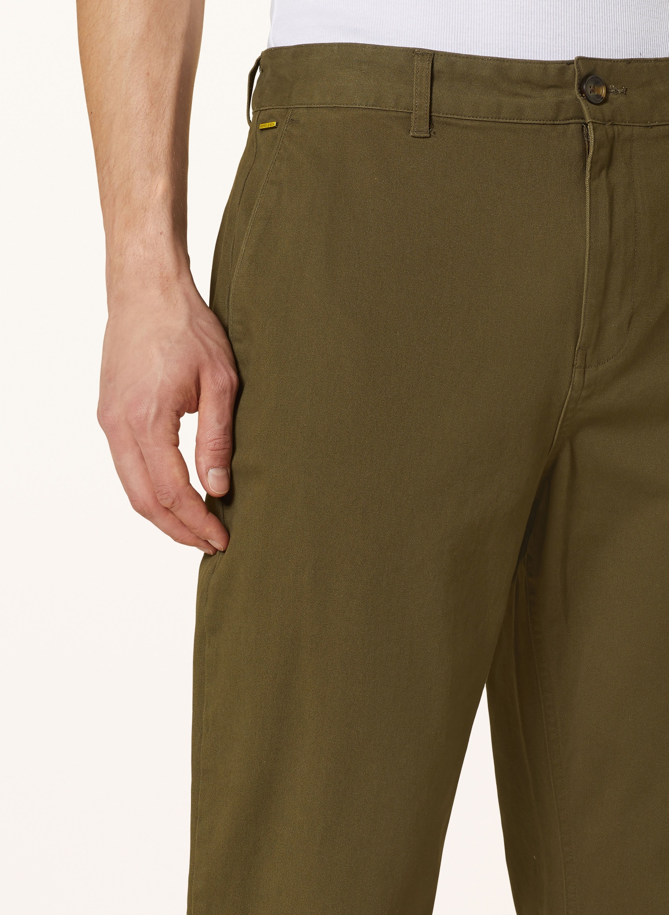 SCOTCH & SODA Chinos regular tapered fit, Color: KHAKI (Image 5)