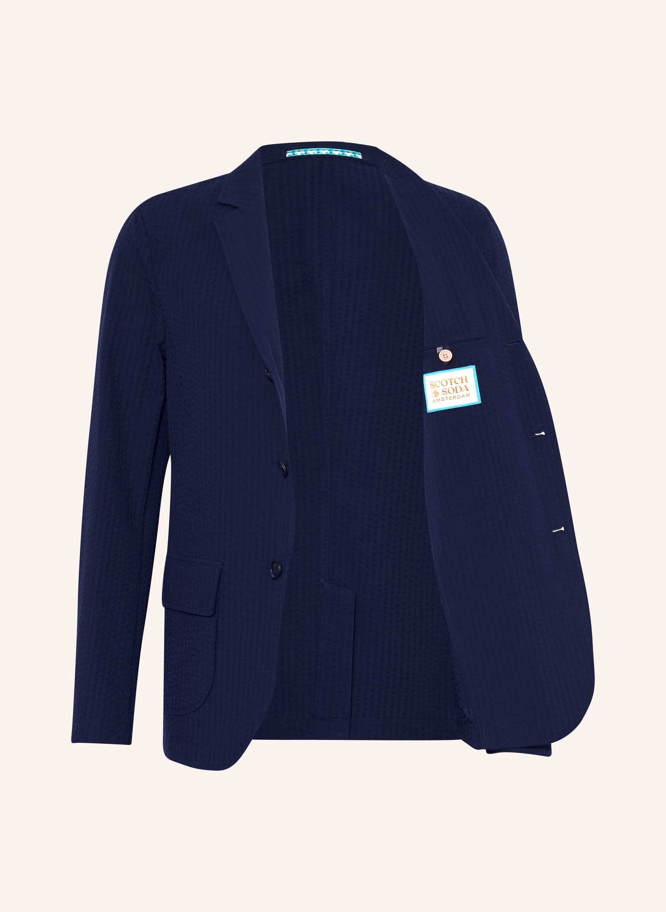 SCOTCH & SODA Suit jacket regular fit, Color: DARK BLUE (Image 4)