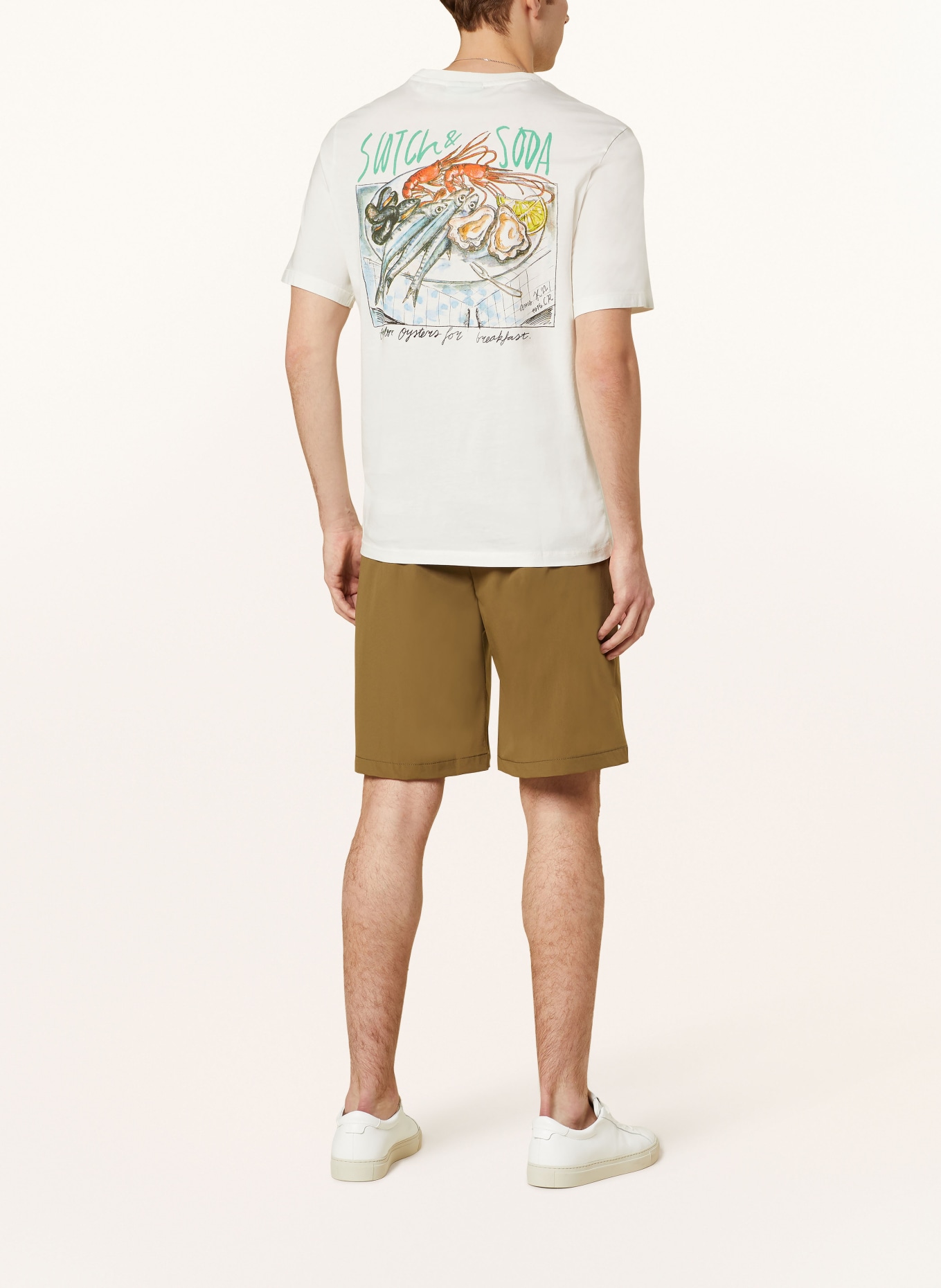 SCOTCH & SODA T-shirt, Color: WHITE (Image 2)