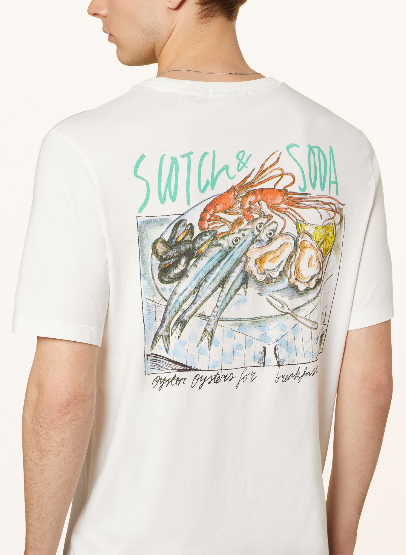 SCOTCH & SODA T-Shirt, Farbe: WEISS (Bild 4)