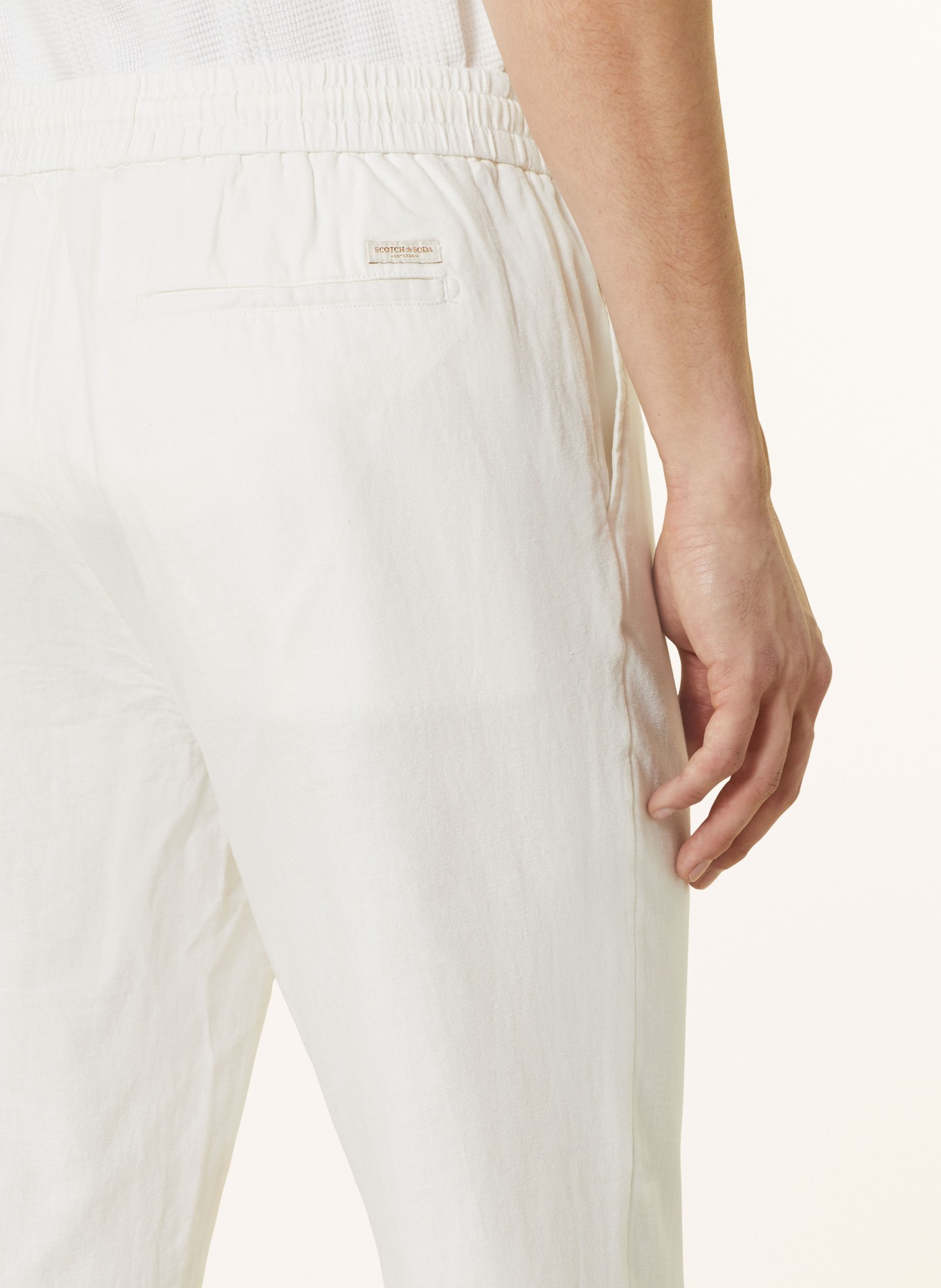 SCOTCH & SODA Chino kalhoty WARREN Regular Straight Fit, Barva: BÍLÁ (Obrázek 6)