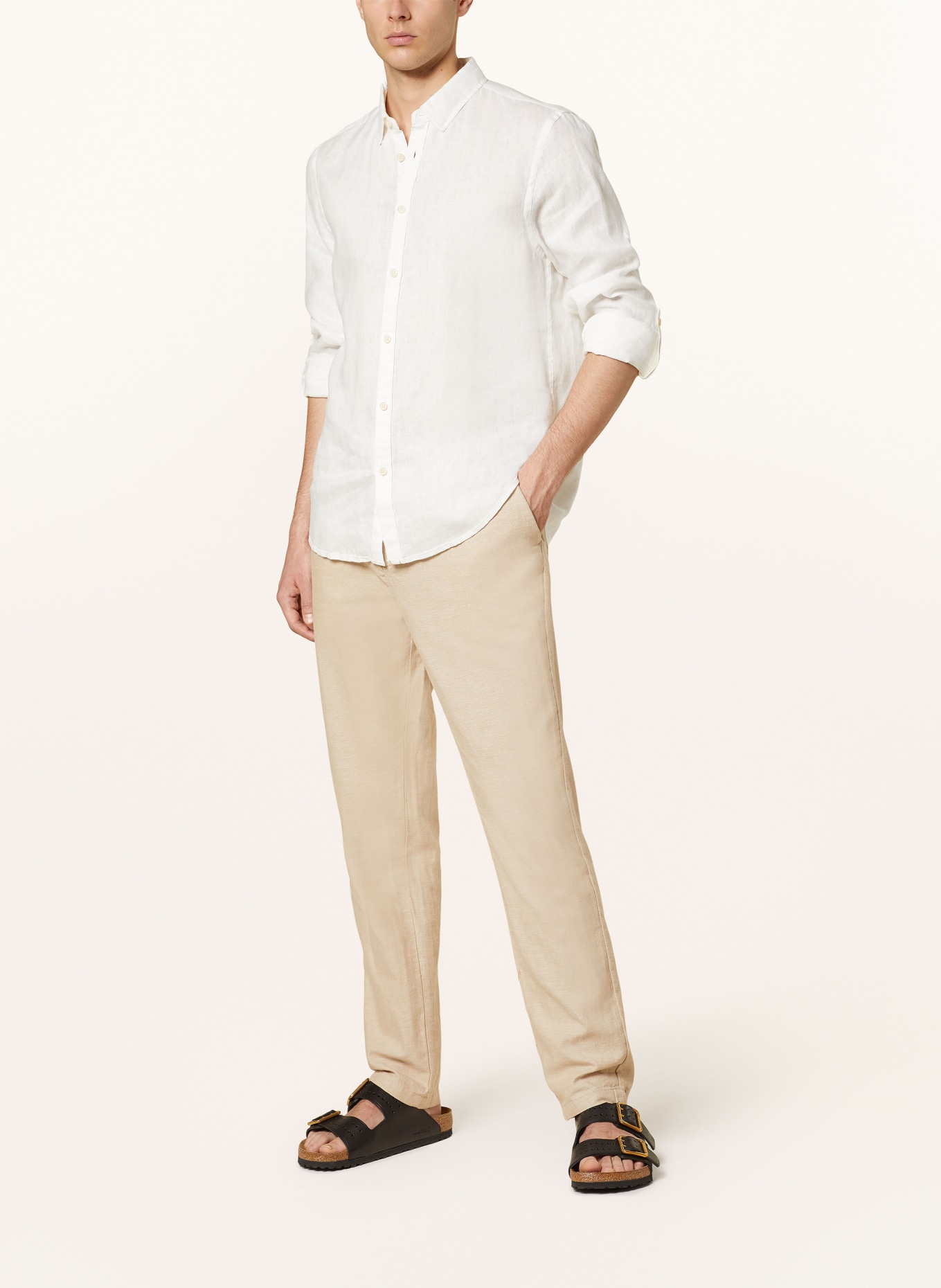 SCOTCH & SODA Leinenhemd Comfort Fit, Farbe: WEISS (Bild 2)