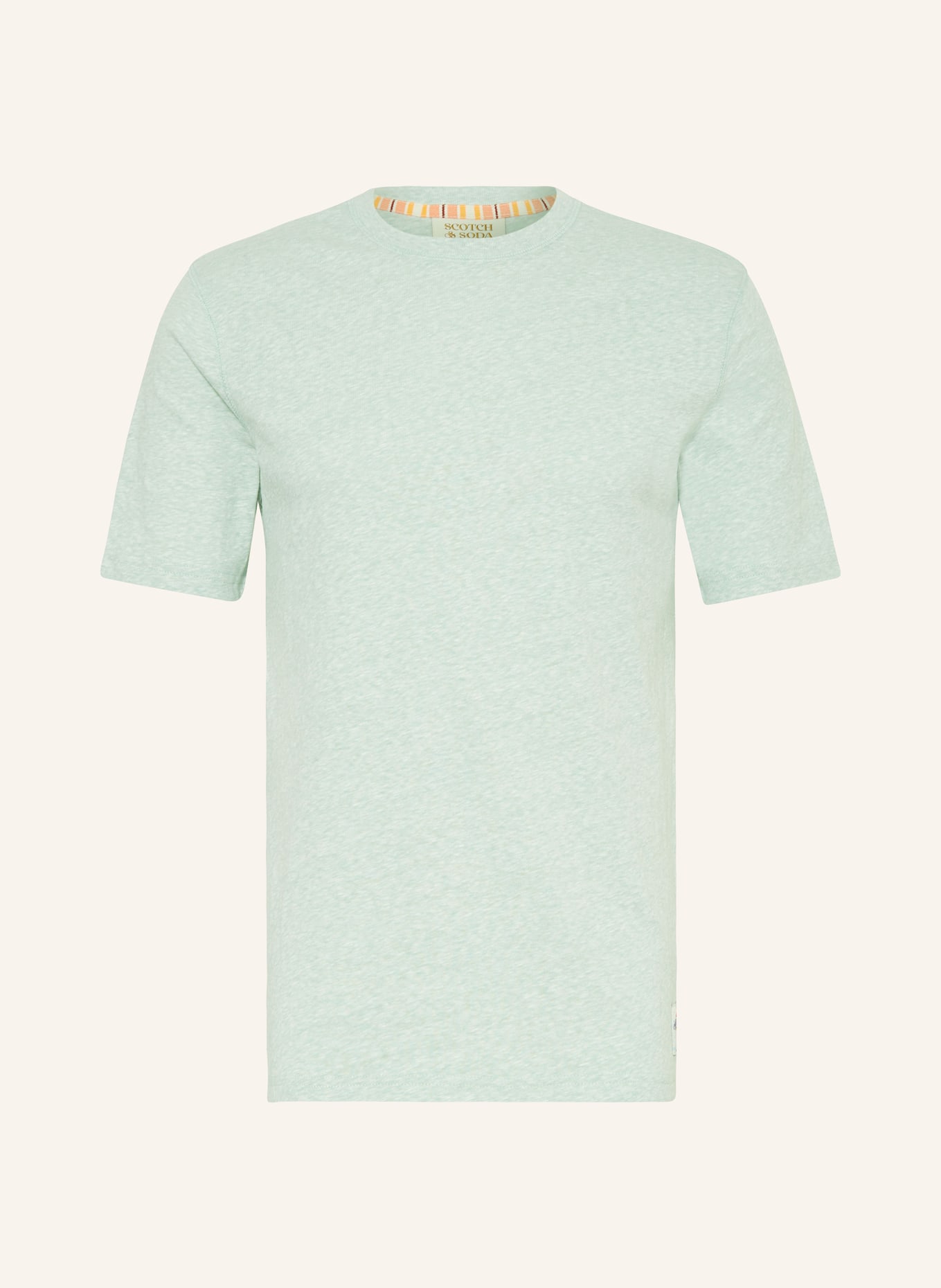 SCOTCH & SODA T-shirt MELANGE, Kolor: JASNOZIELONY (Obrazek 1)
