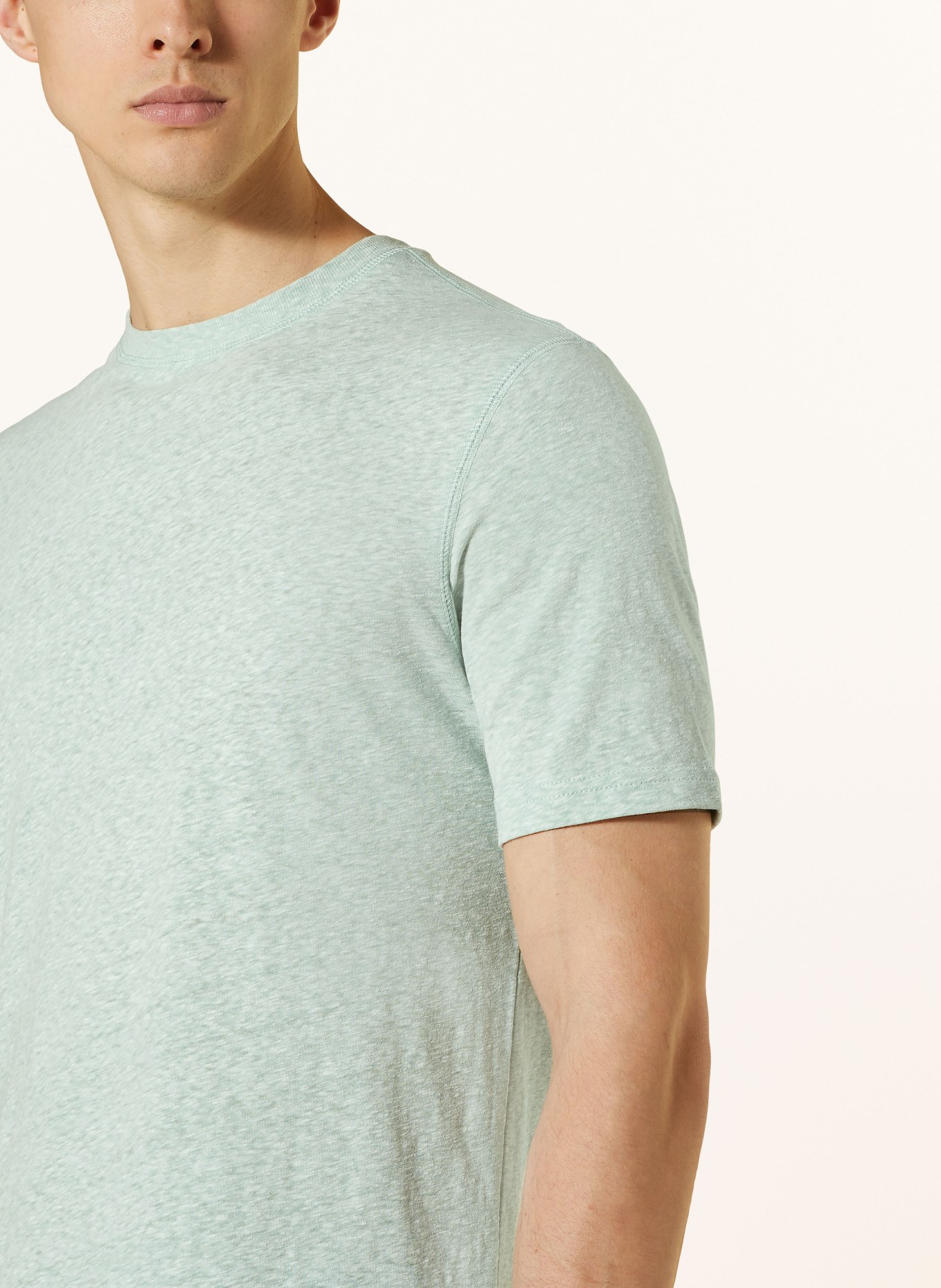 SCOTCH & SODA T-Shirt MELANGE, Farbe: HELLGRÜN (Bild 4)