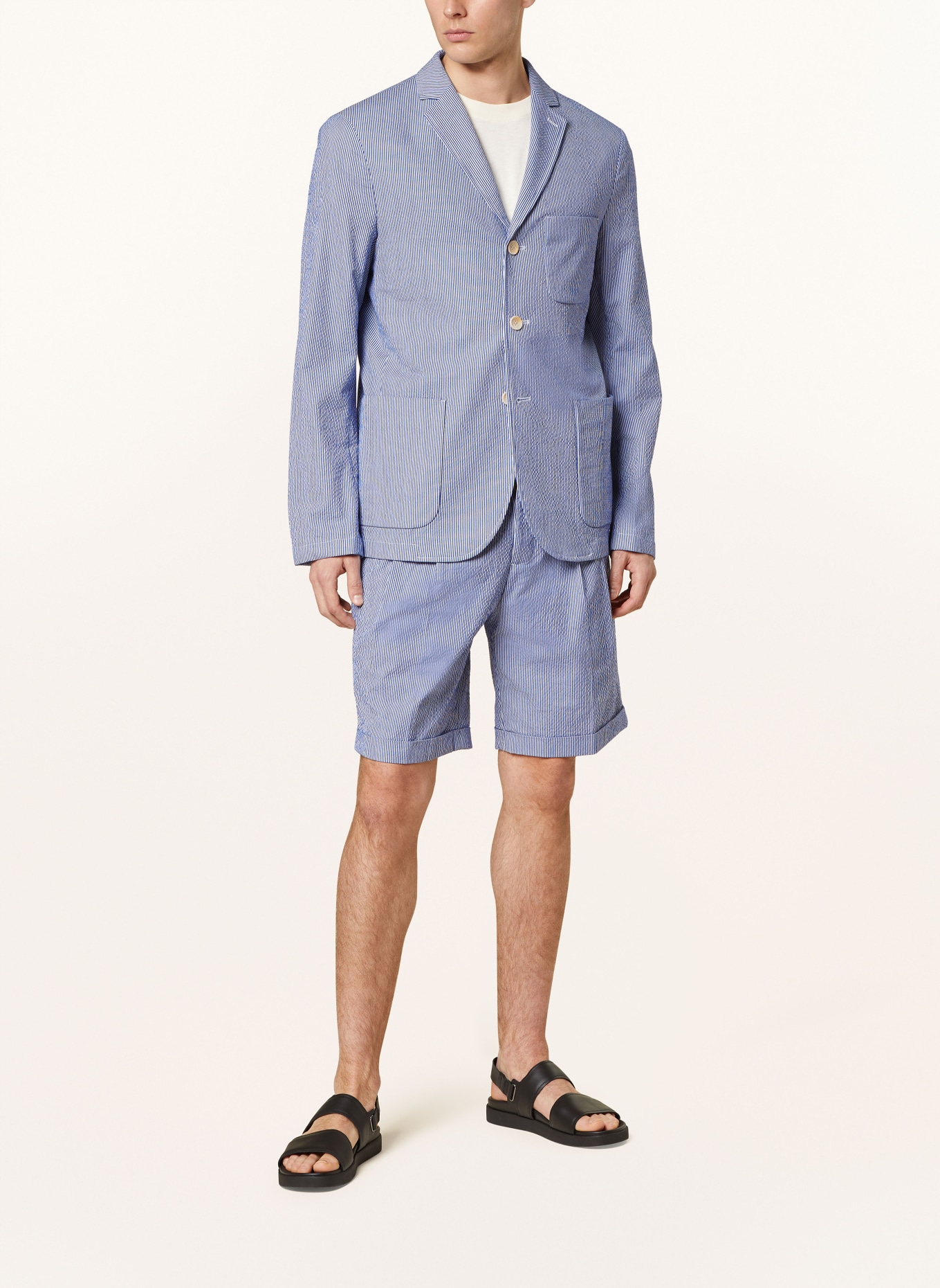 SCOTCH & SODA Tailored jacket regular fit, Color: WHITE/ BLUE (Image 2)
