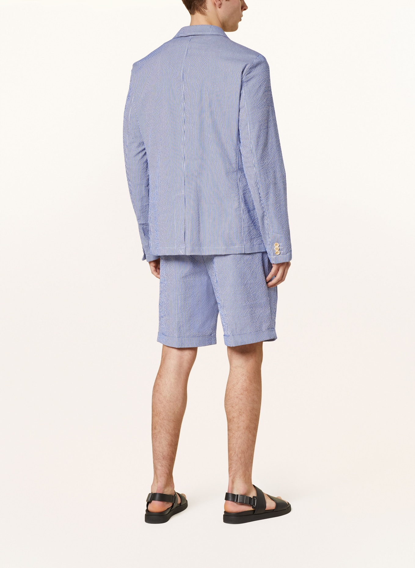 SCOTCH & SODA Jasje Regular Fit: WIT / BLAUW