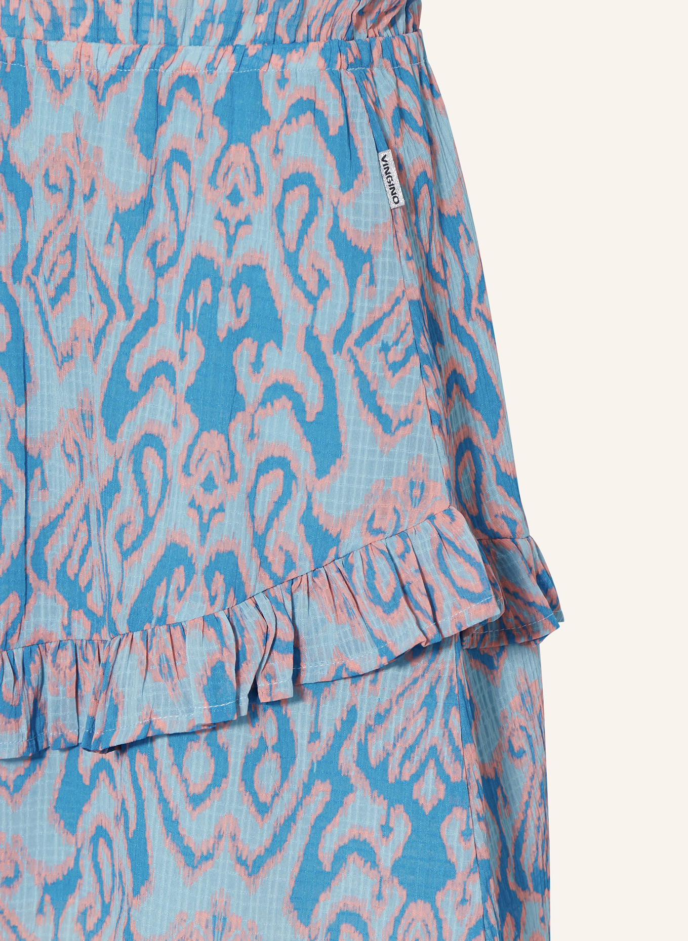 VINGINO Kleid PAXIE mit Rüschen, Farbe: TÜRKIS/ LACHS (Bild 3)