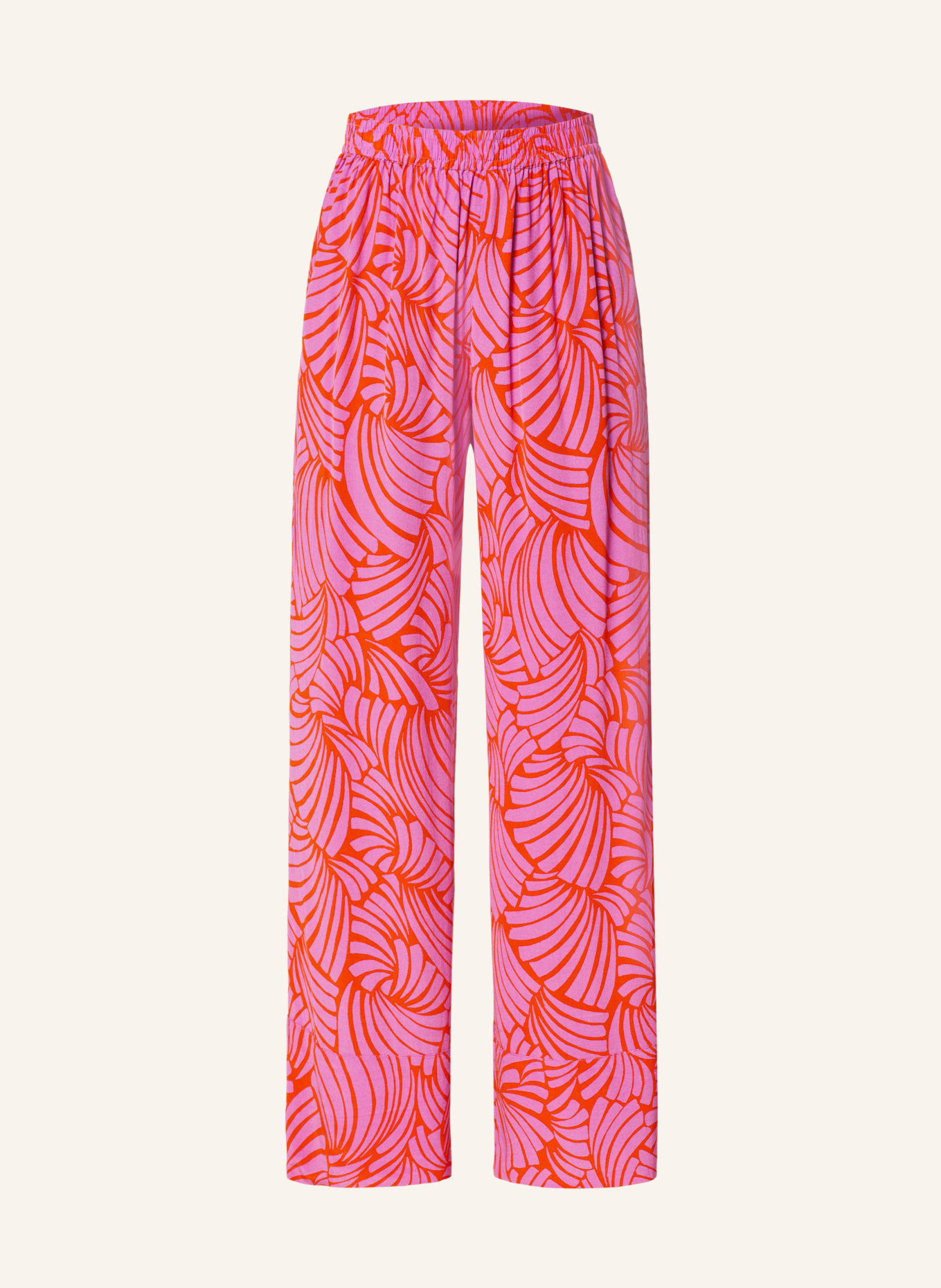 SUNCOO Spodnie marlena JOY, Kolor: FUKSJA/ POMARAŃCZOWY (Obrazek 1)