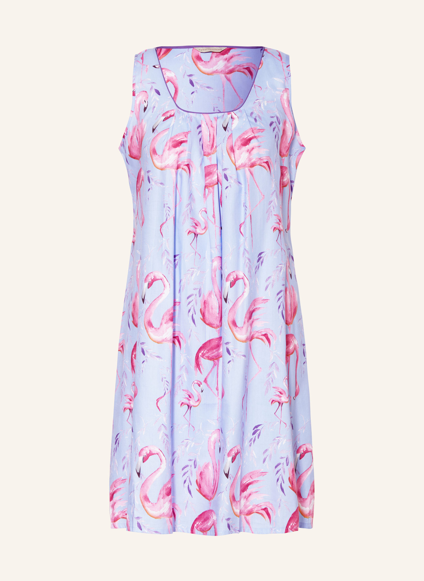 cyberjammies Nightgown ZOEY, Color: LIGHT BLUE/ FUCHSIA/ PURPLE (Image 1)