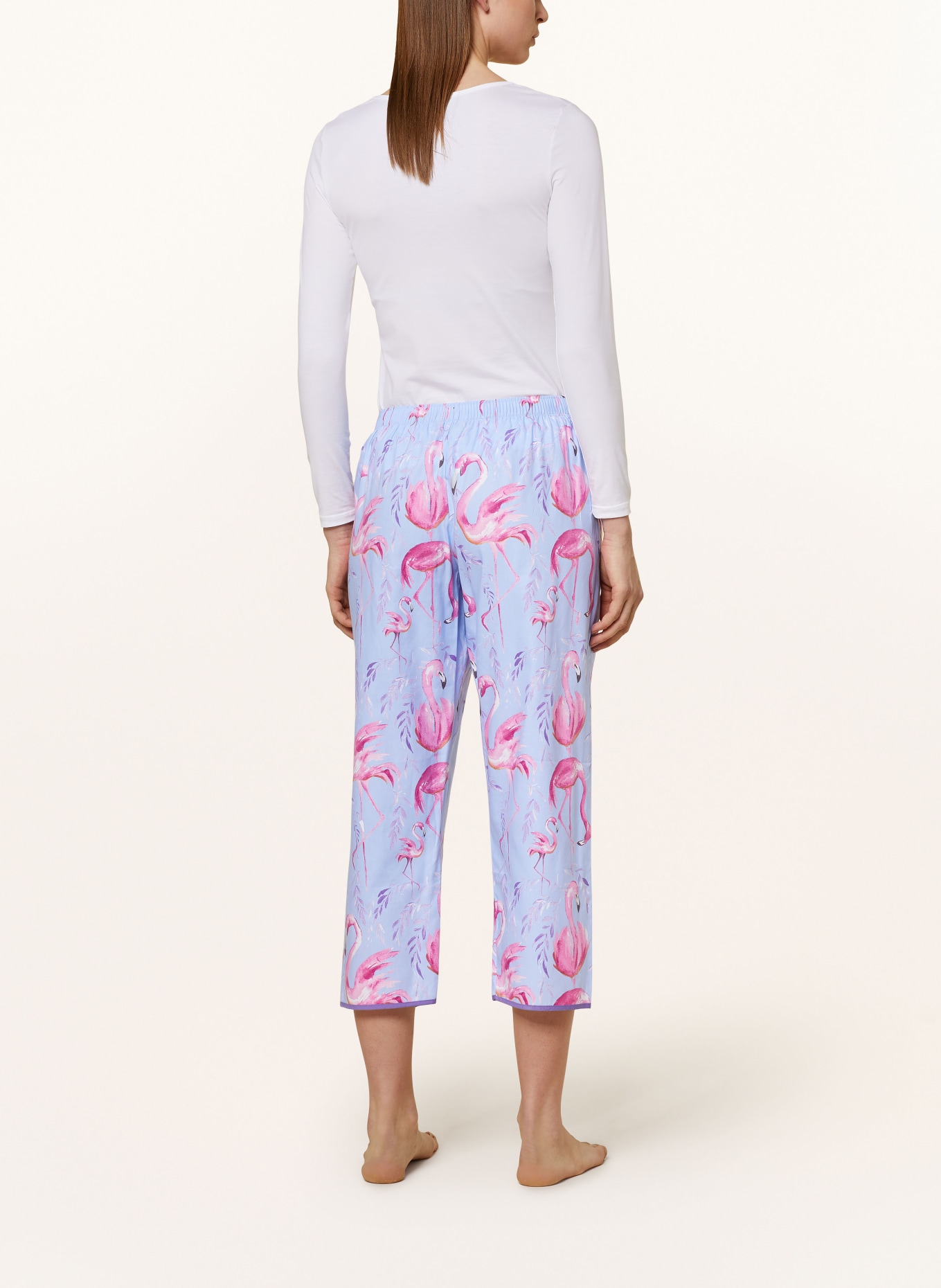 cyberjammies 7/8 pajama pants ZOEY, Color: LIGHT BLUE/ PURPLE/ PINK (Image 3)