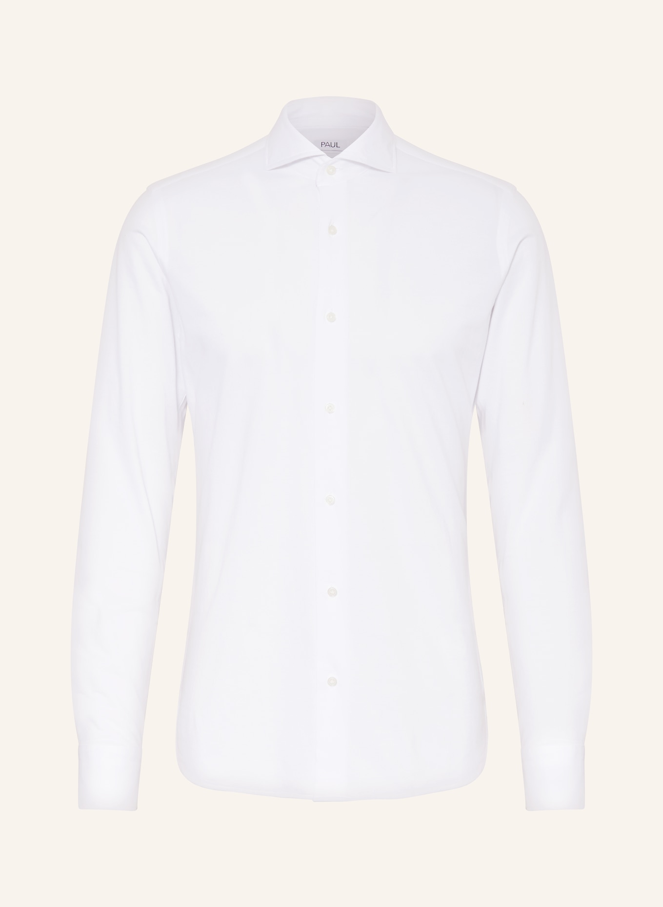 PAUL Jersey shirt slim fit, Color: WHITE (Image 1)