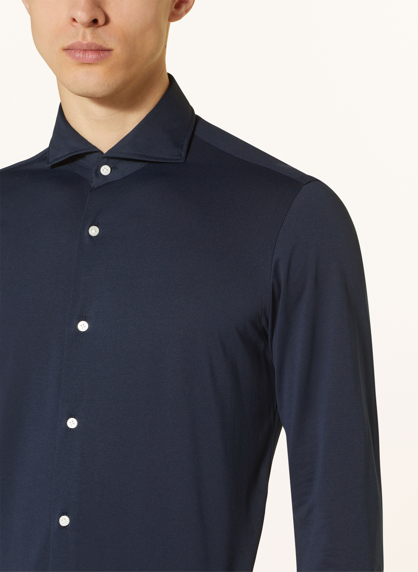 PAUL Jersey shirt slim fit, Color: DARK BLUE (Image 4)