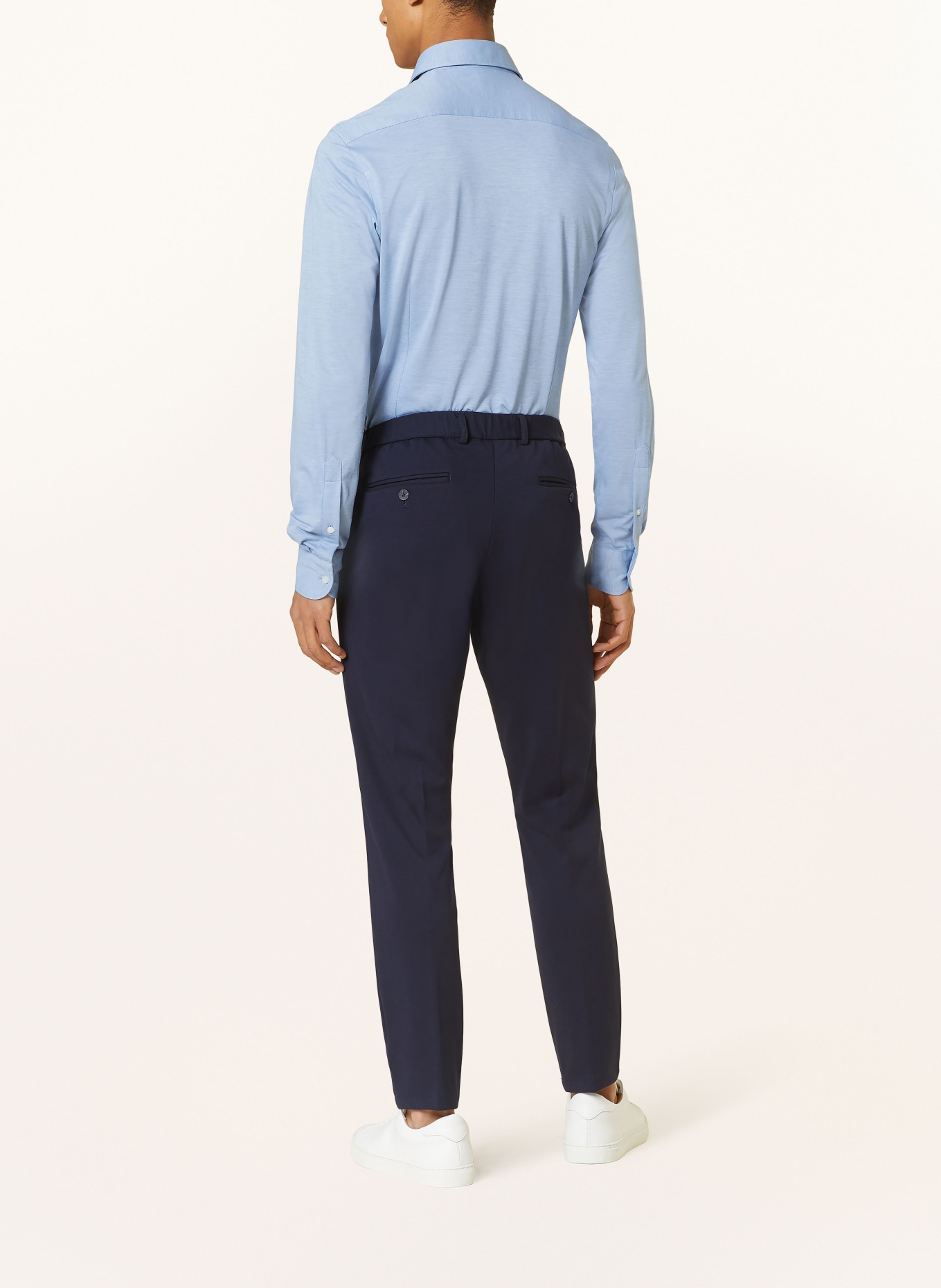 PAUL Jerseyhemd Slim Fit: HELLBLAU