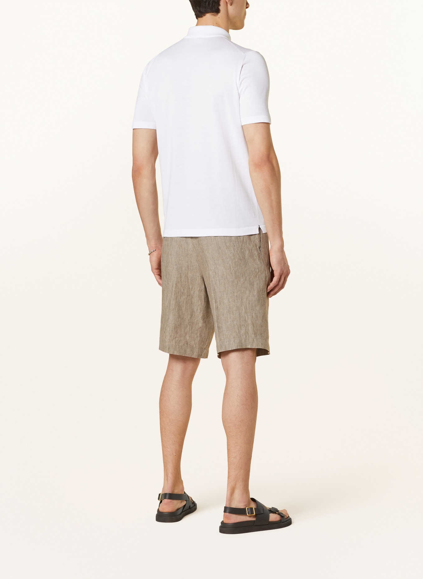 FIORONI Strick-Poloshirt, Farbe: WEISS (Bild 3)