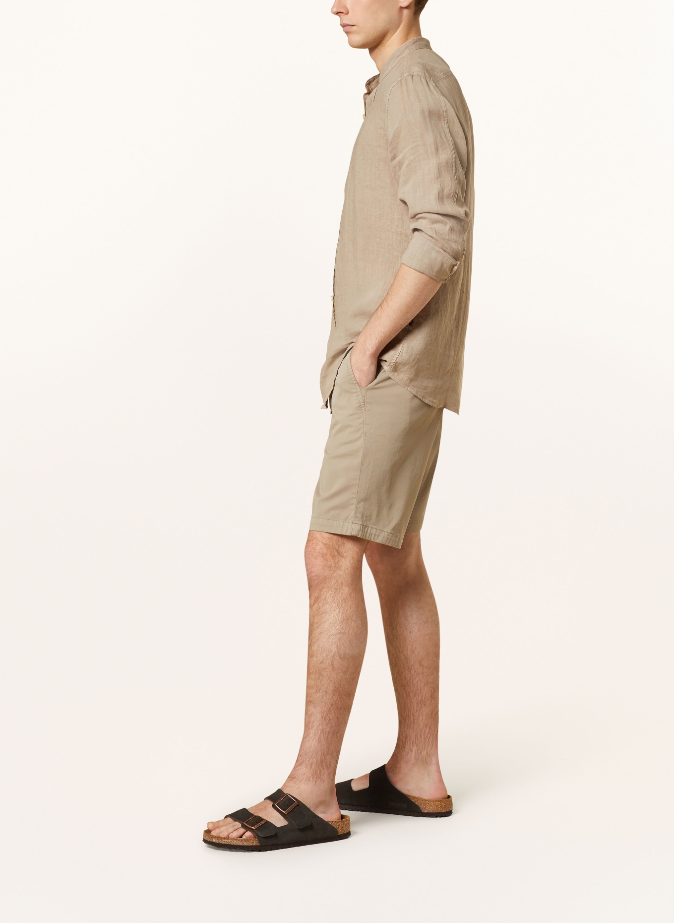 BOSS Shorts CHINO slim fit, Color: LIGHT BROWN (Image 4)