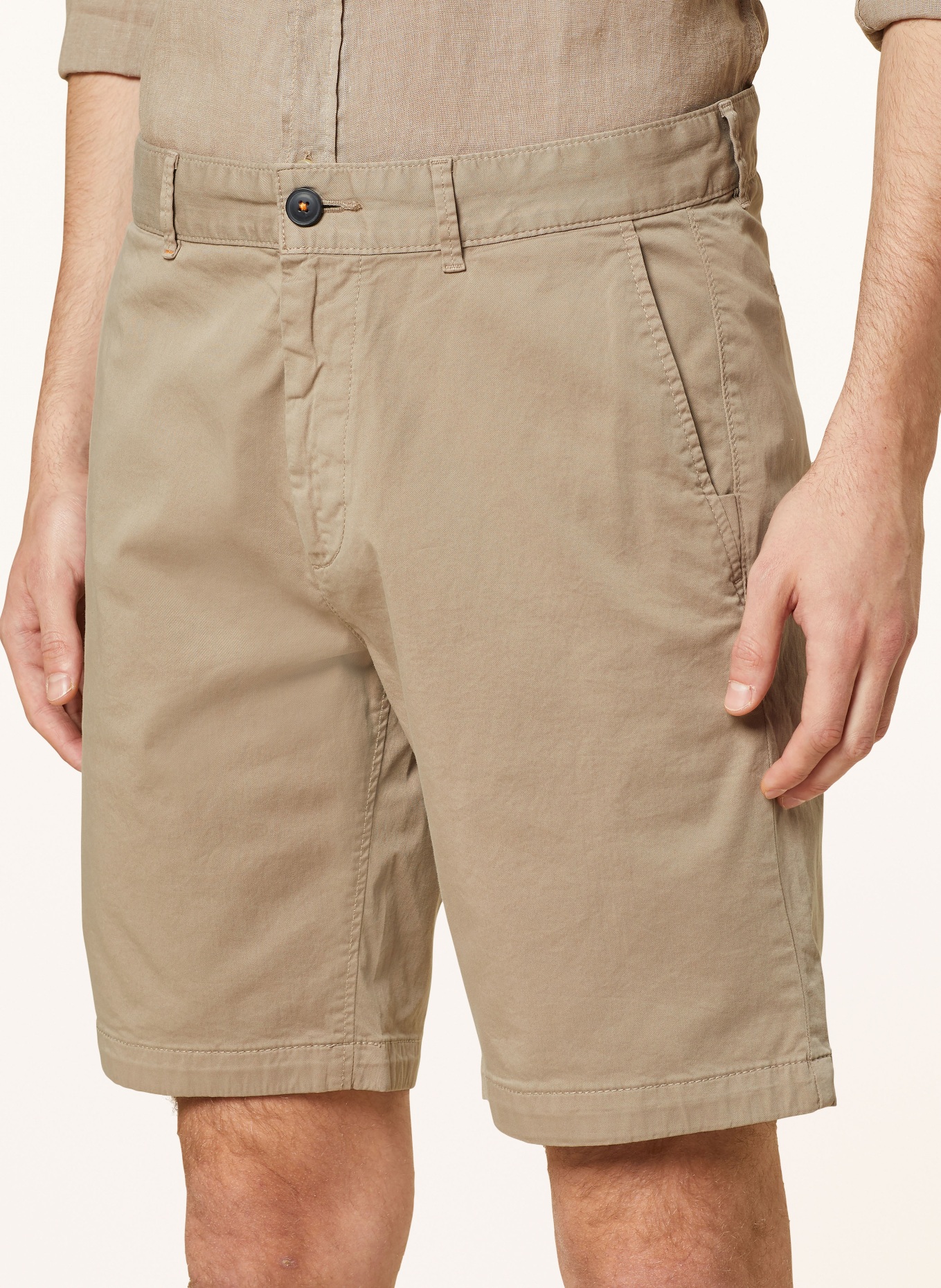 BOSS Shorts CHINO slim fit, Color: LIGHT BROWN (Image 5)