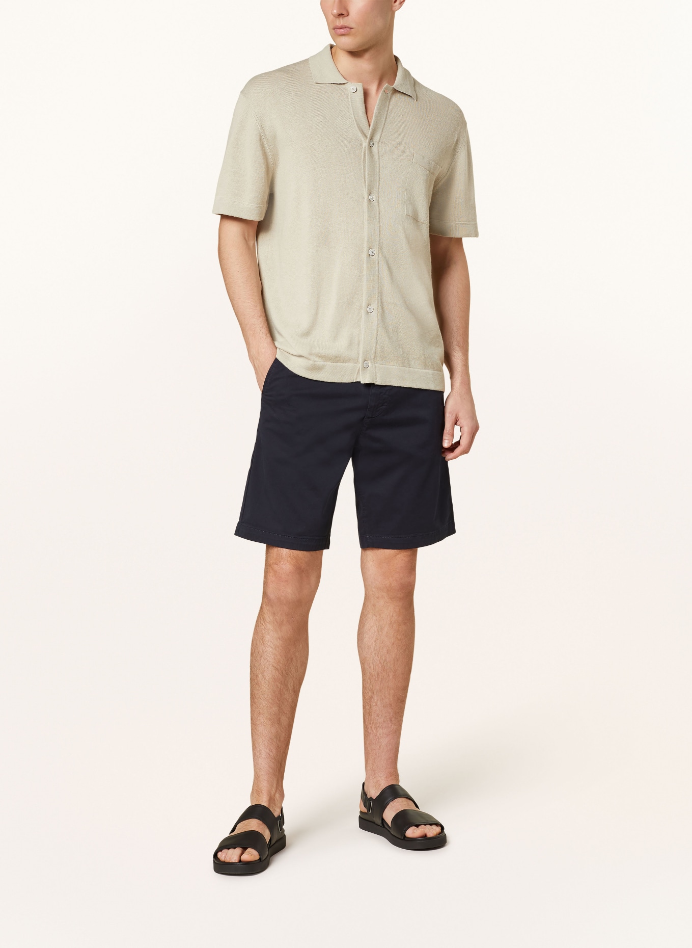 BOSS Shorts CHINO Slim Fit, Farbe: DUNKELBLAU (Bild 2)