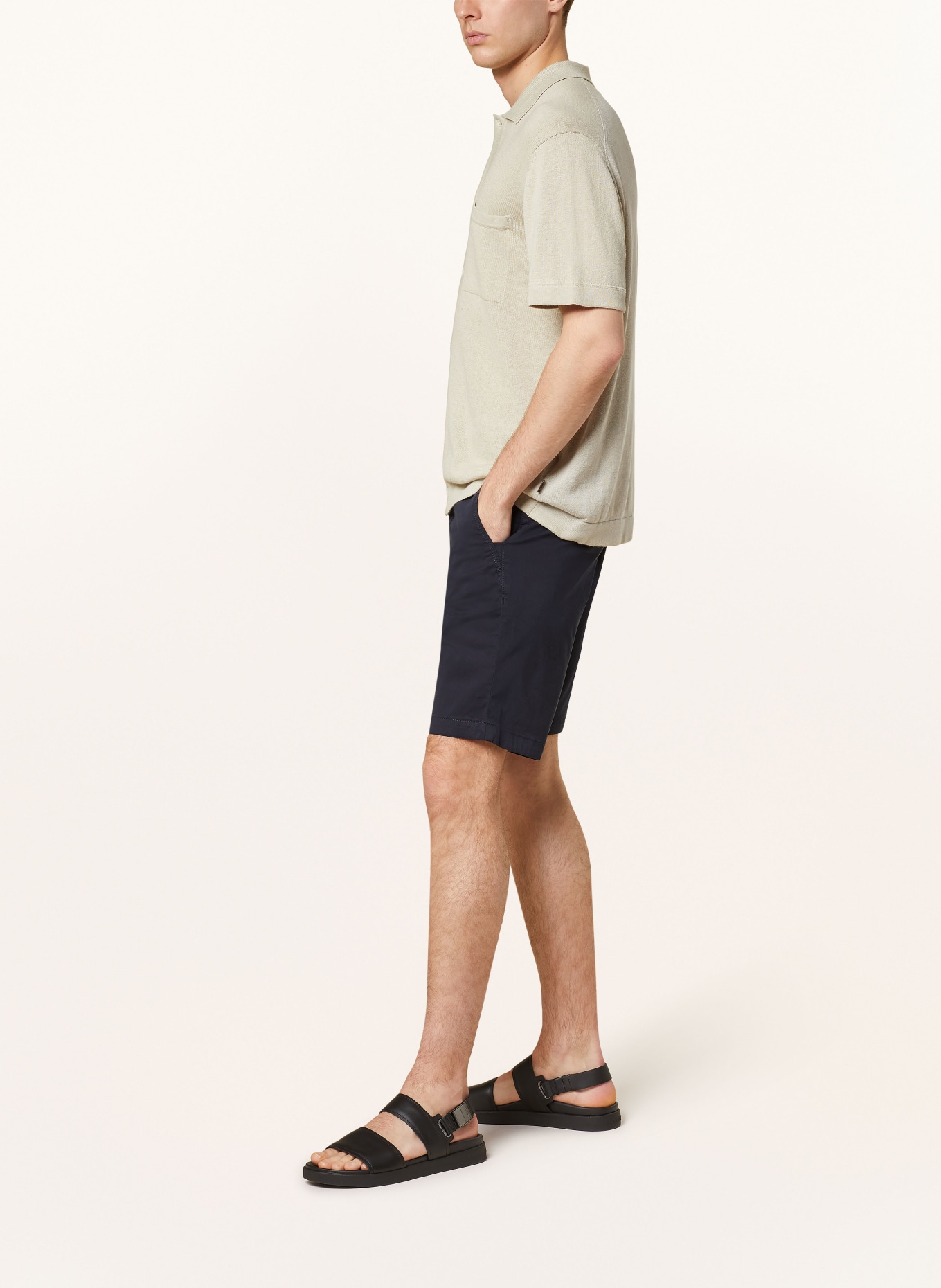 BOSS Shorts CHINO Slim Fit, Farbe: DUNKELBLAU (Bild 4)