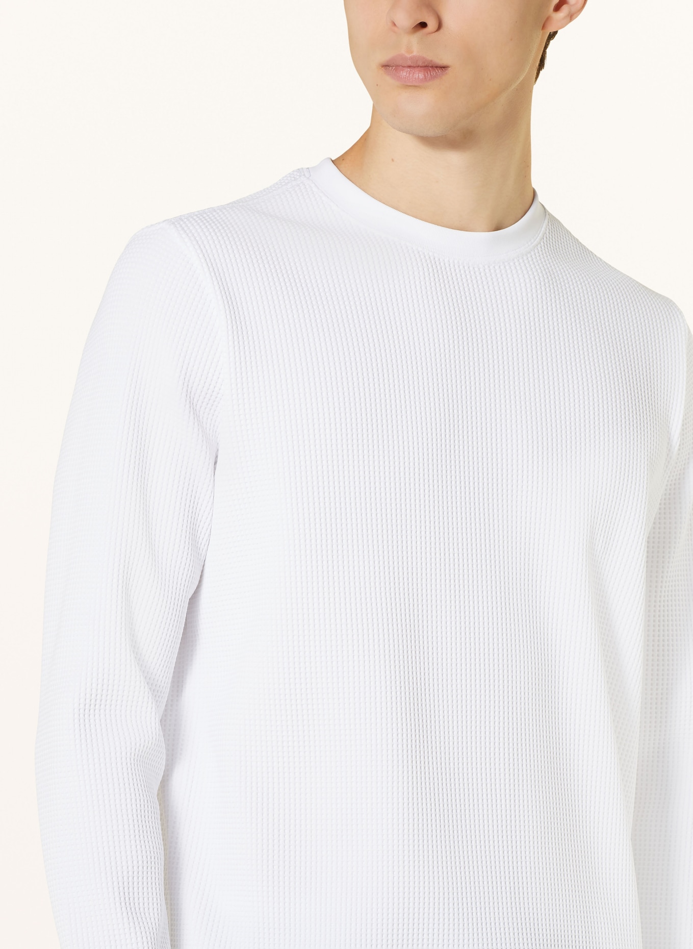 vuori Long sleeve shirt JAMESTOWN, Color: WHITE (Image 4)