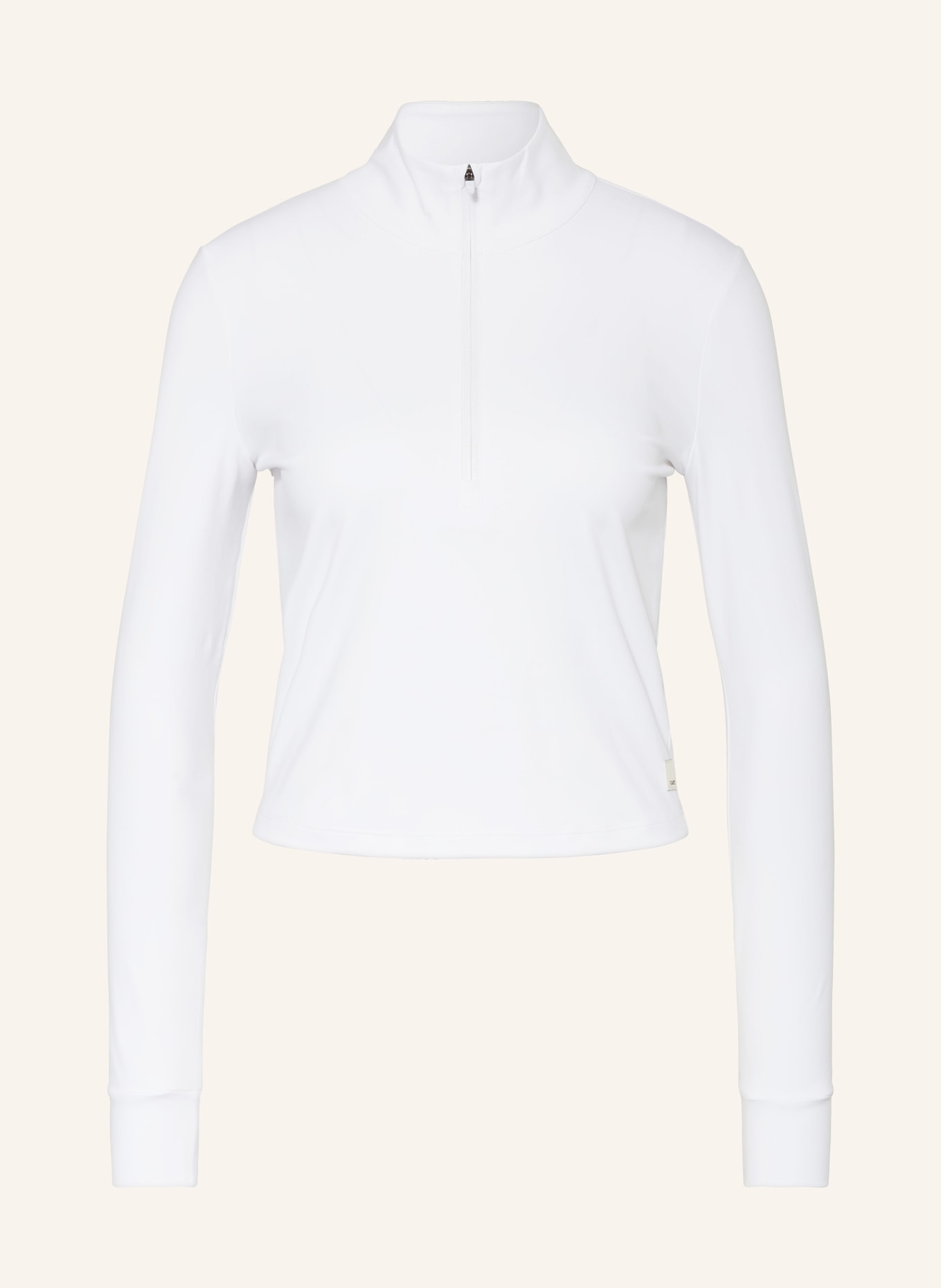 vuori Jersey half-zip sweater STUDIO, Color: WHITE (Image 1)