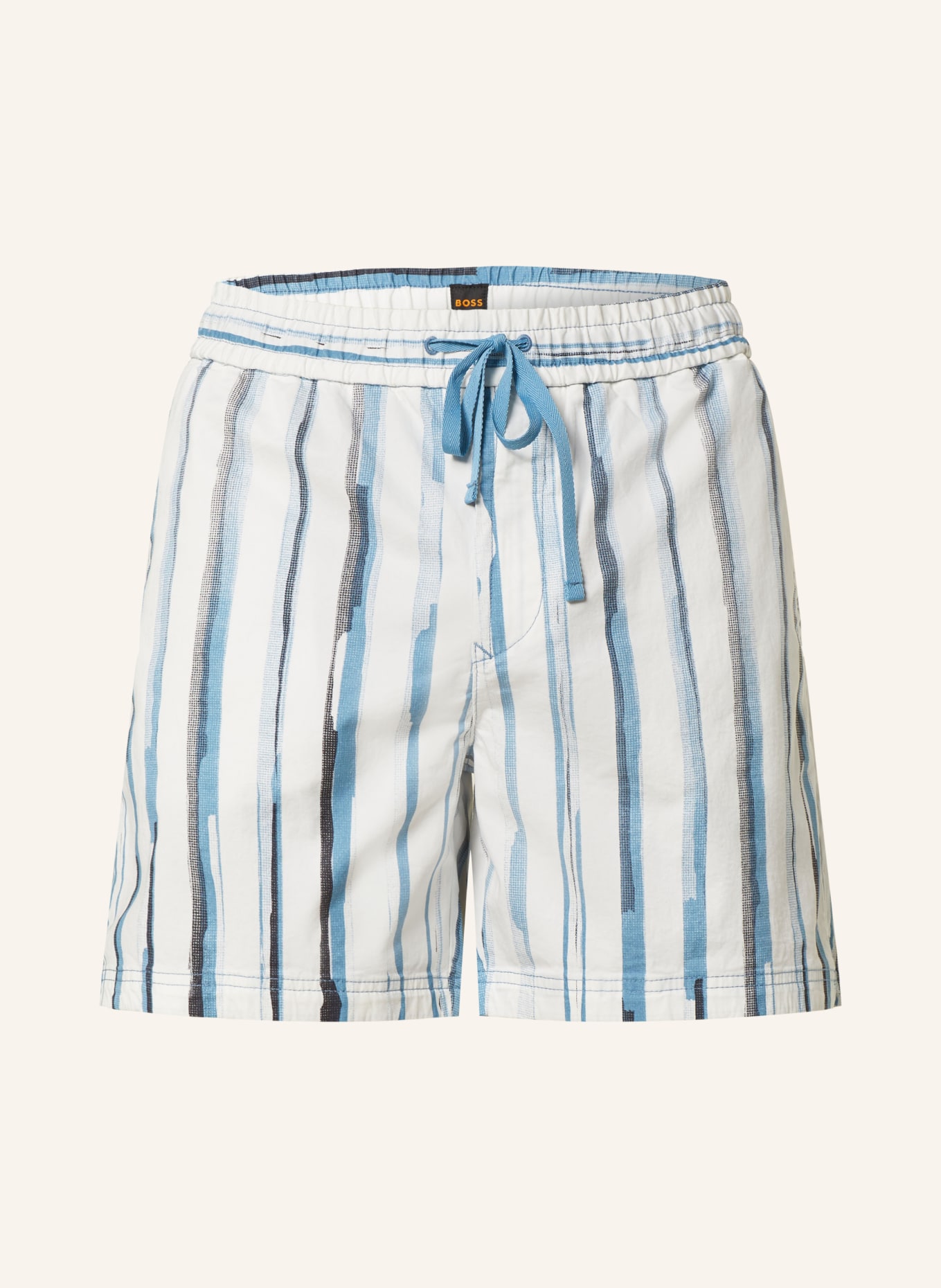 BOSS Shorts SANDREW, Farbe: WEISS/ BLAU/ GRAU (Bild 1)