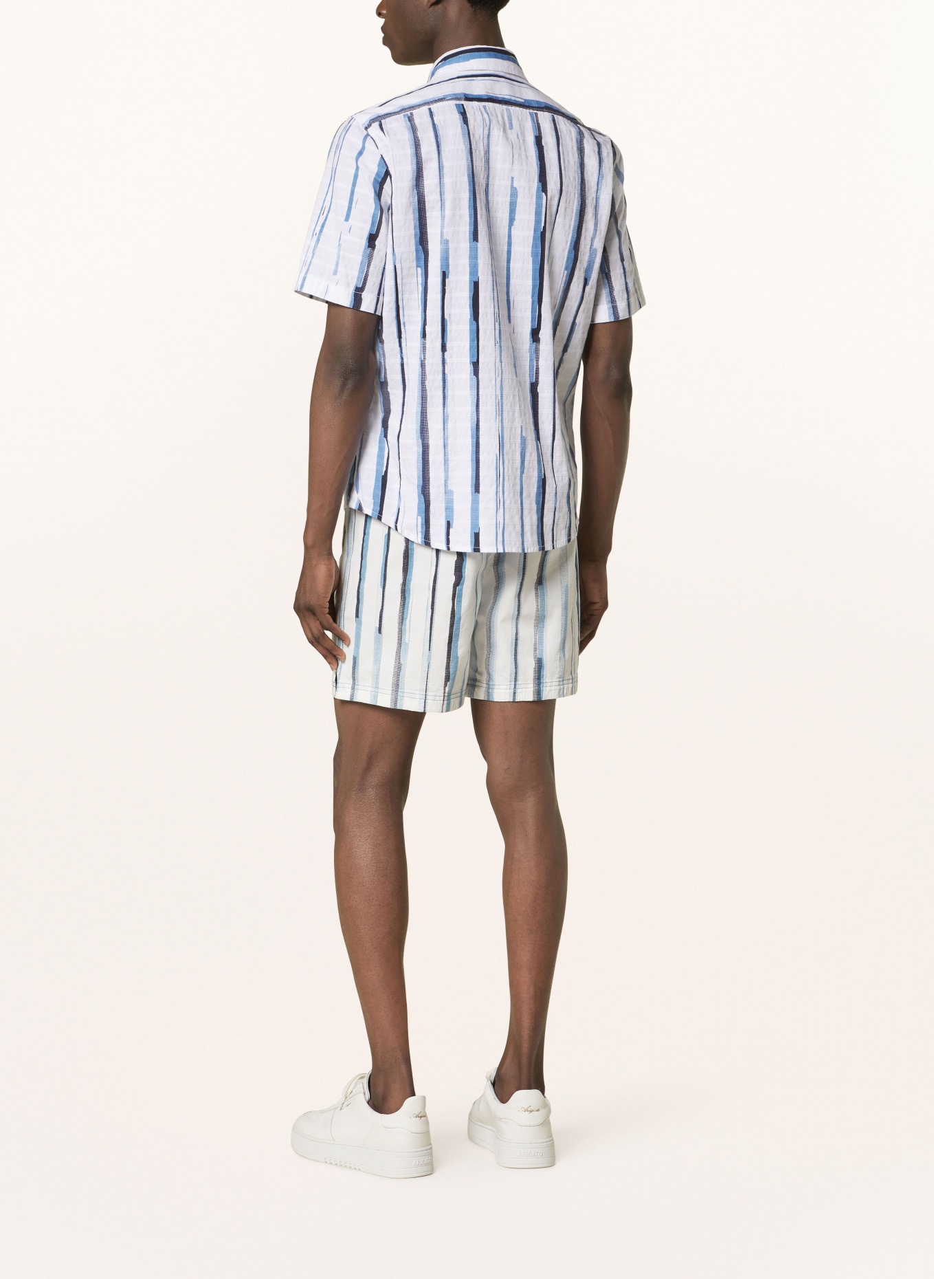BOSS Shorts SANDREW, Color: WHITE/ BLUE/ GRAY (Image 3)