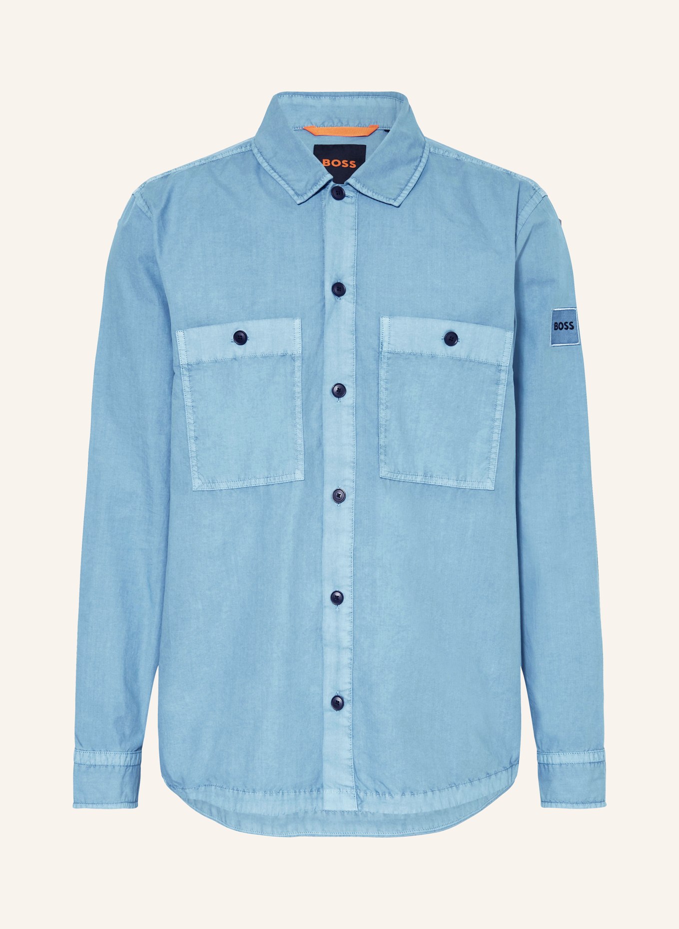 BOSS Overshirt LOCKY, Color: LIGHT BLUE (Image 1)