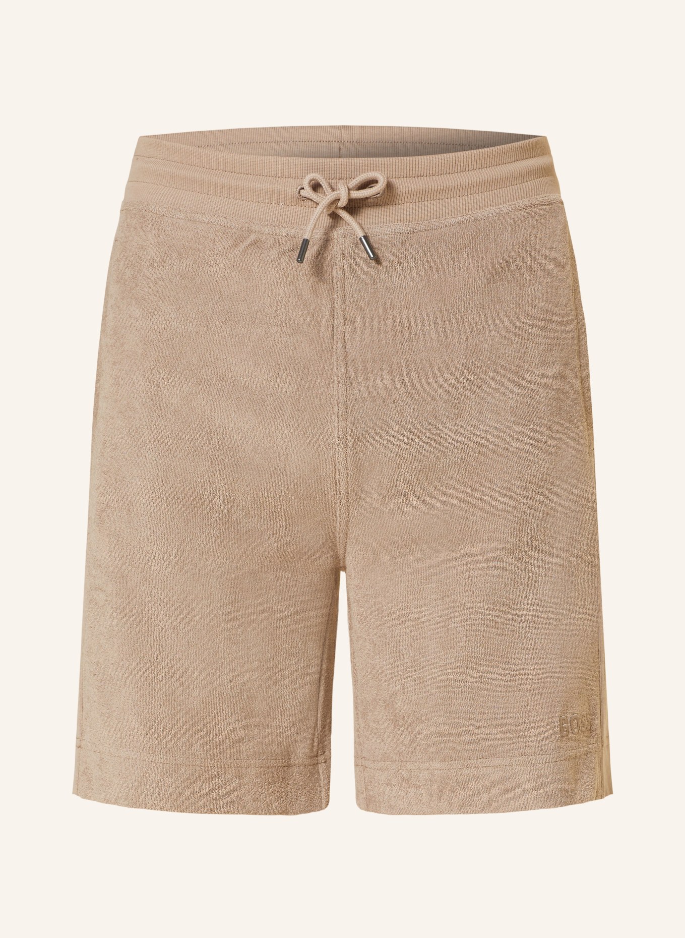 BOSS Terry cloth shorts SEETOWEL, Color: BROWN (Image 1)