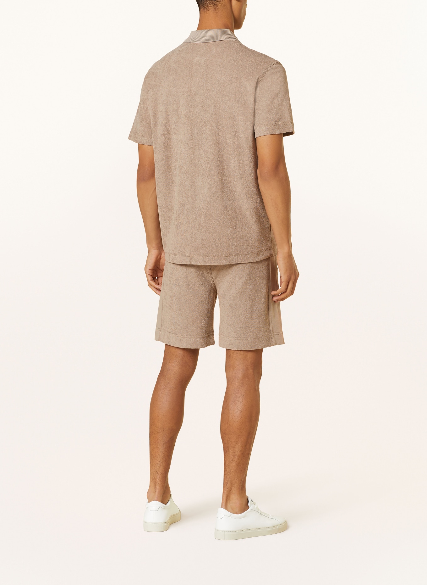 BOSS Terry cloth shorts SEETOWEL, Color: BROWN (Image 3)