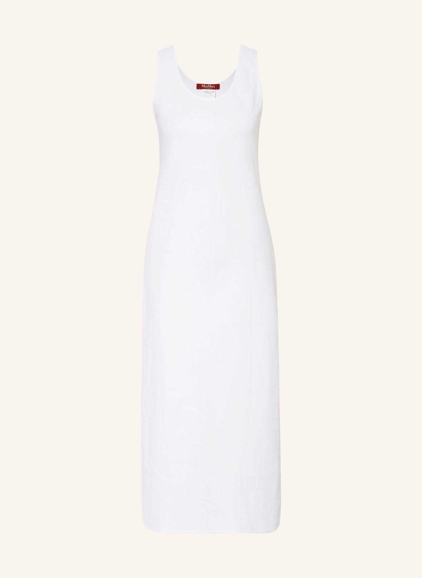 MaxMara STUDIO Dress ULTIMO with linen, Color: WHITE (Image 1)