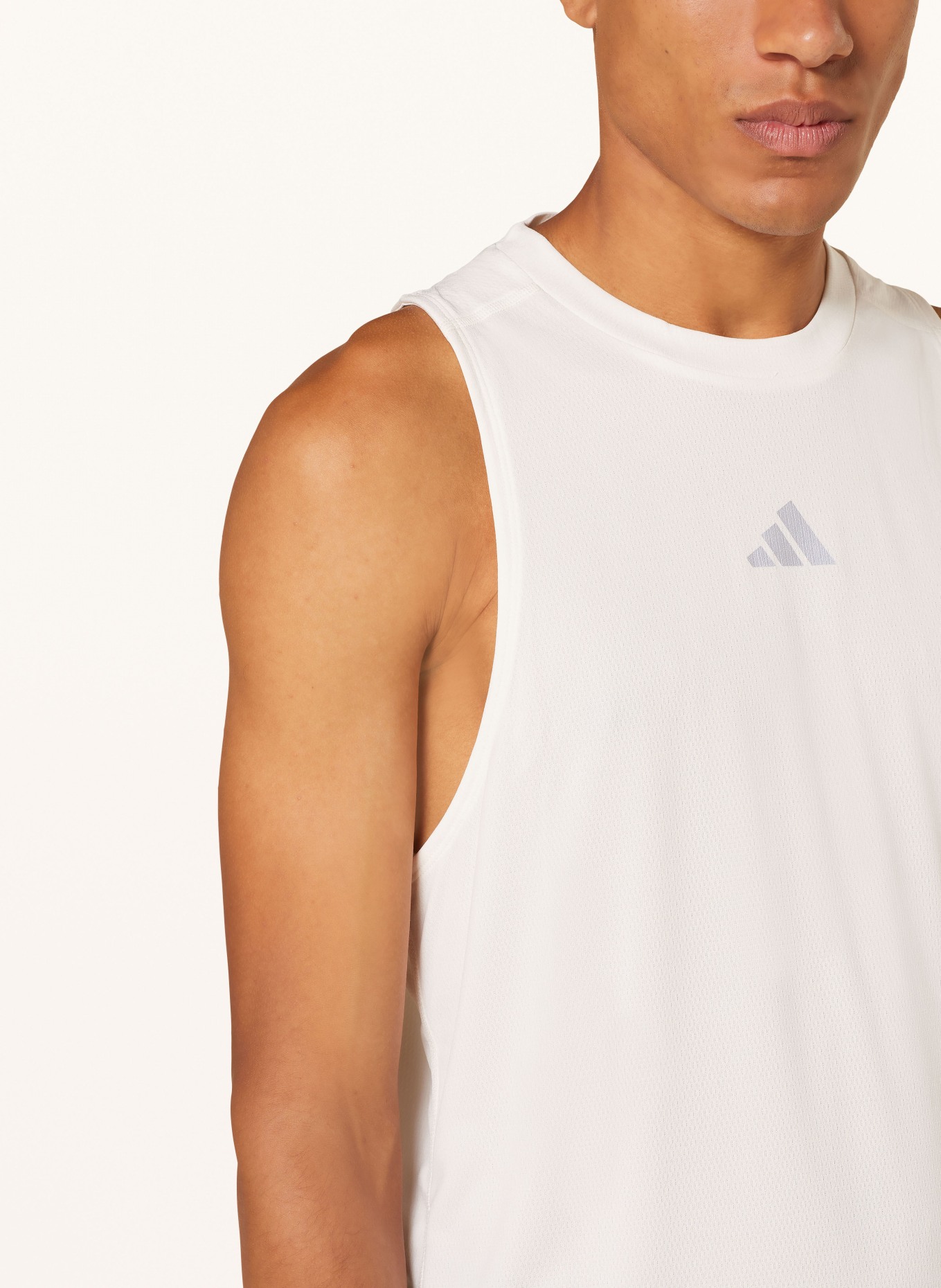 adidas Tank top HIIT MESH, Kolor: ECRU (Obrazek 4)