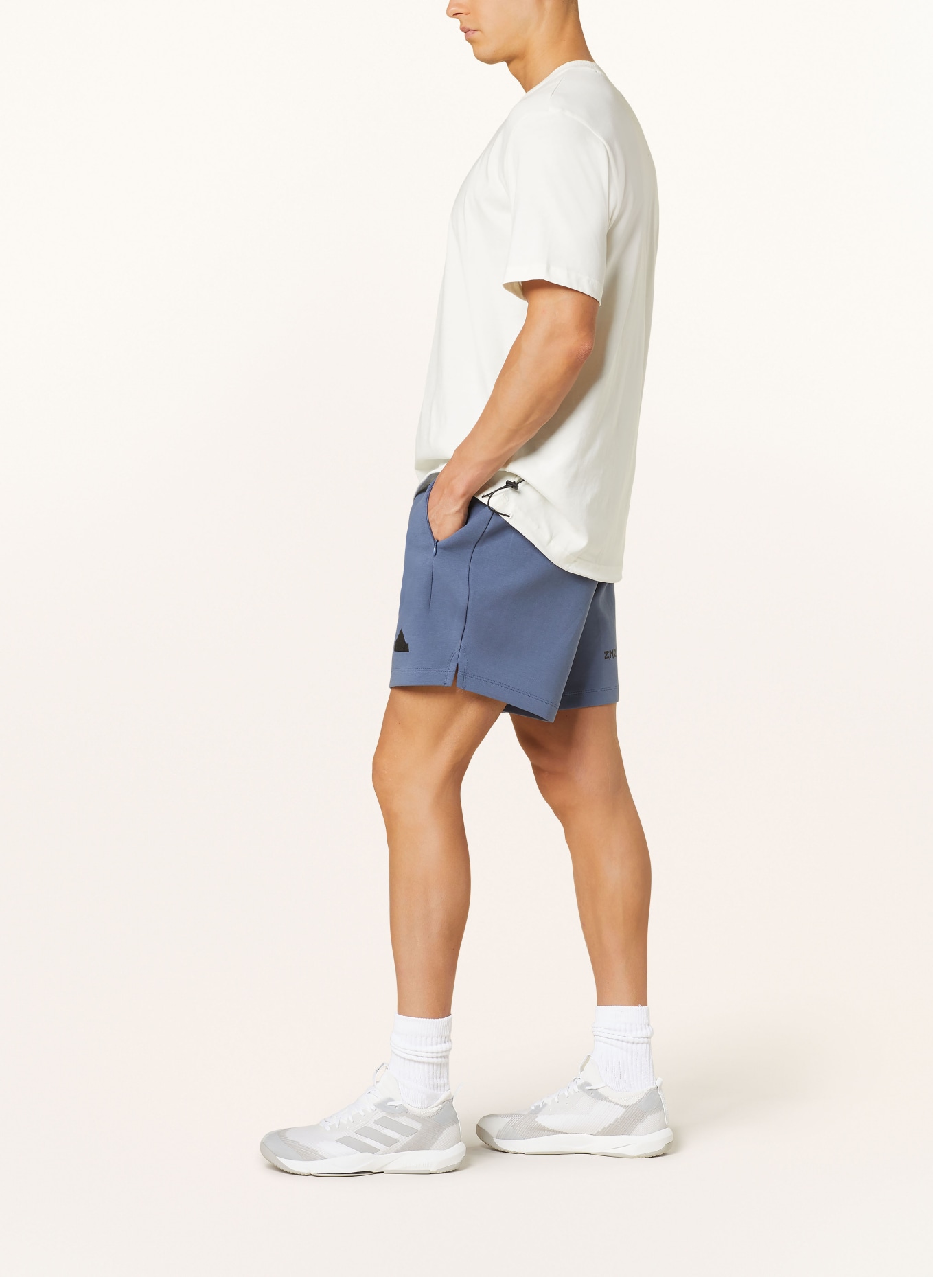 adidas Sweat shorts PREMIUM Z.N.E., Color: BLUE GRAY (Image 4)
