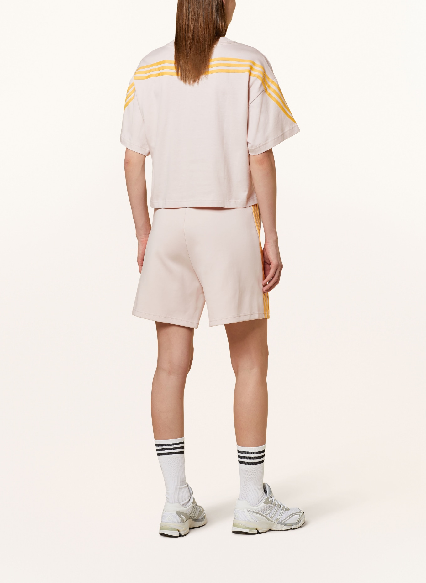 adidas Sweat shorts FUTURE ICONS, Color: NUDE/ ORANGE (Image 3)