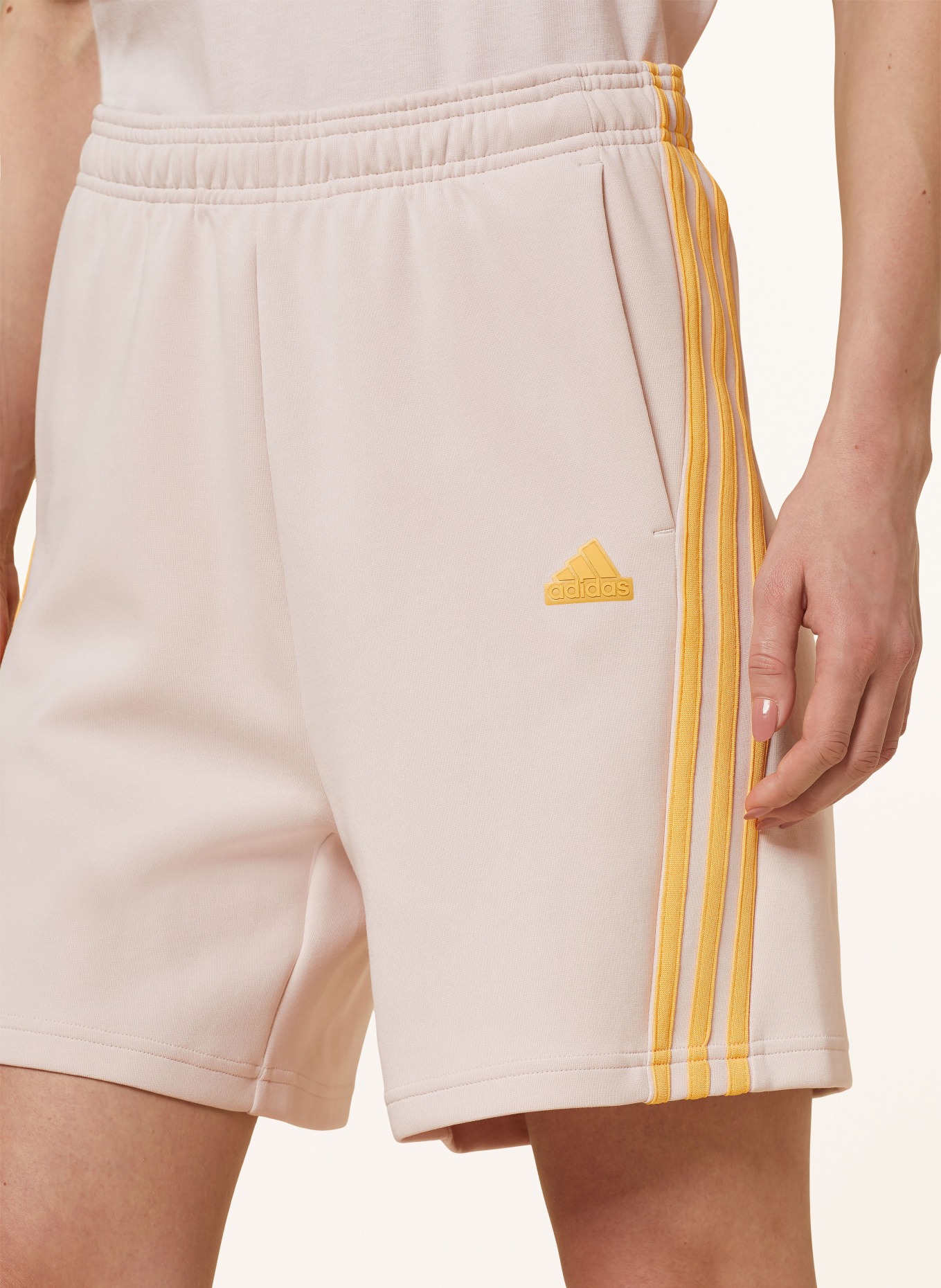 adidas Sweat shorts FUTURE ICONS, Color: NUDE/ ORANGE (Image 5)