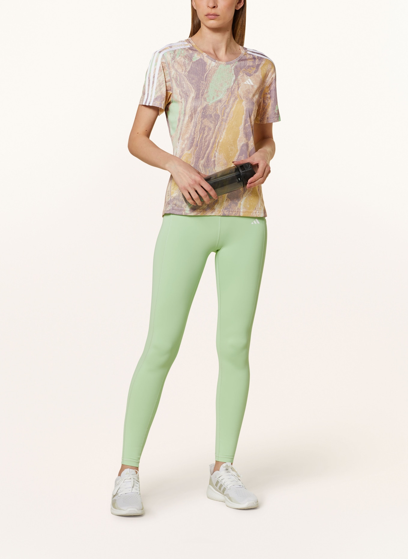 adidas Koszulka do biegania MOVE FOR THE PLANET AIRCHILL, Kolor: CIEMNOŻÓŁTY/ BRUDNY RÓŻ/ JASNOZIELONY (Obrazek 2)