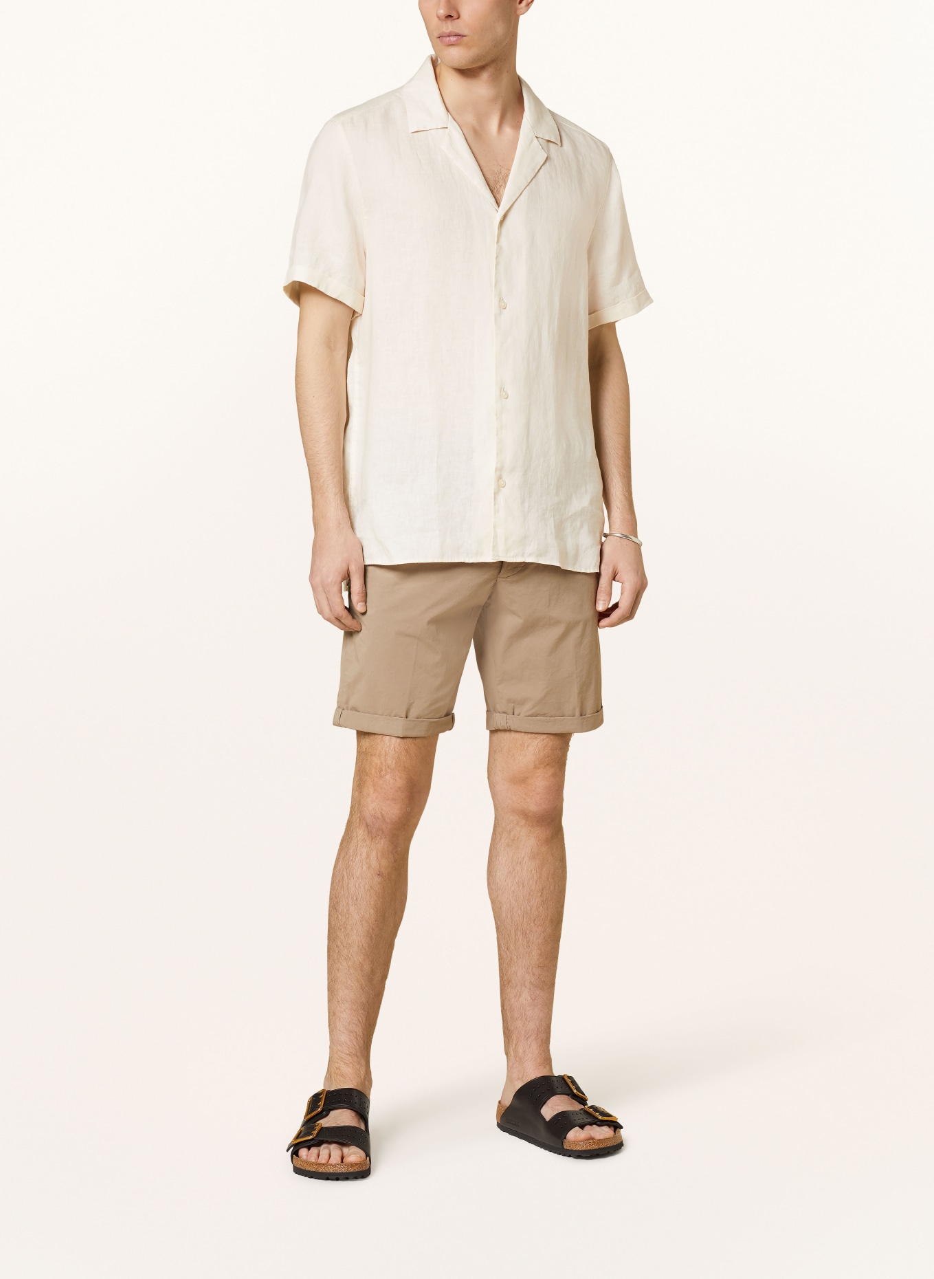 DRYKORN Resort shirt BIJAN comfort fit in linen, Color: ECRU (Image 2)