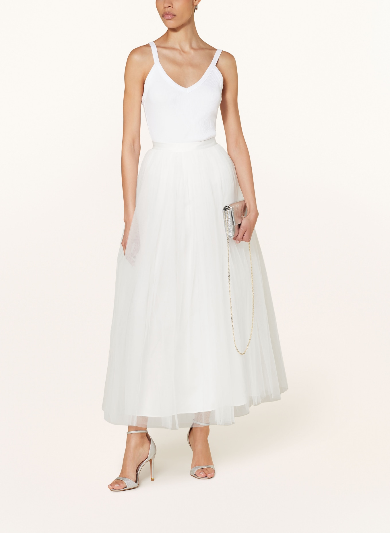 MRS & HUGS Tulle skirt, Color: WHITE (Image 2)