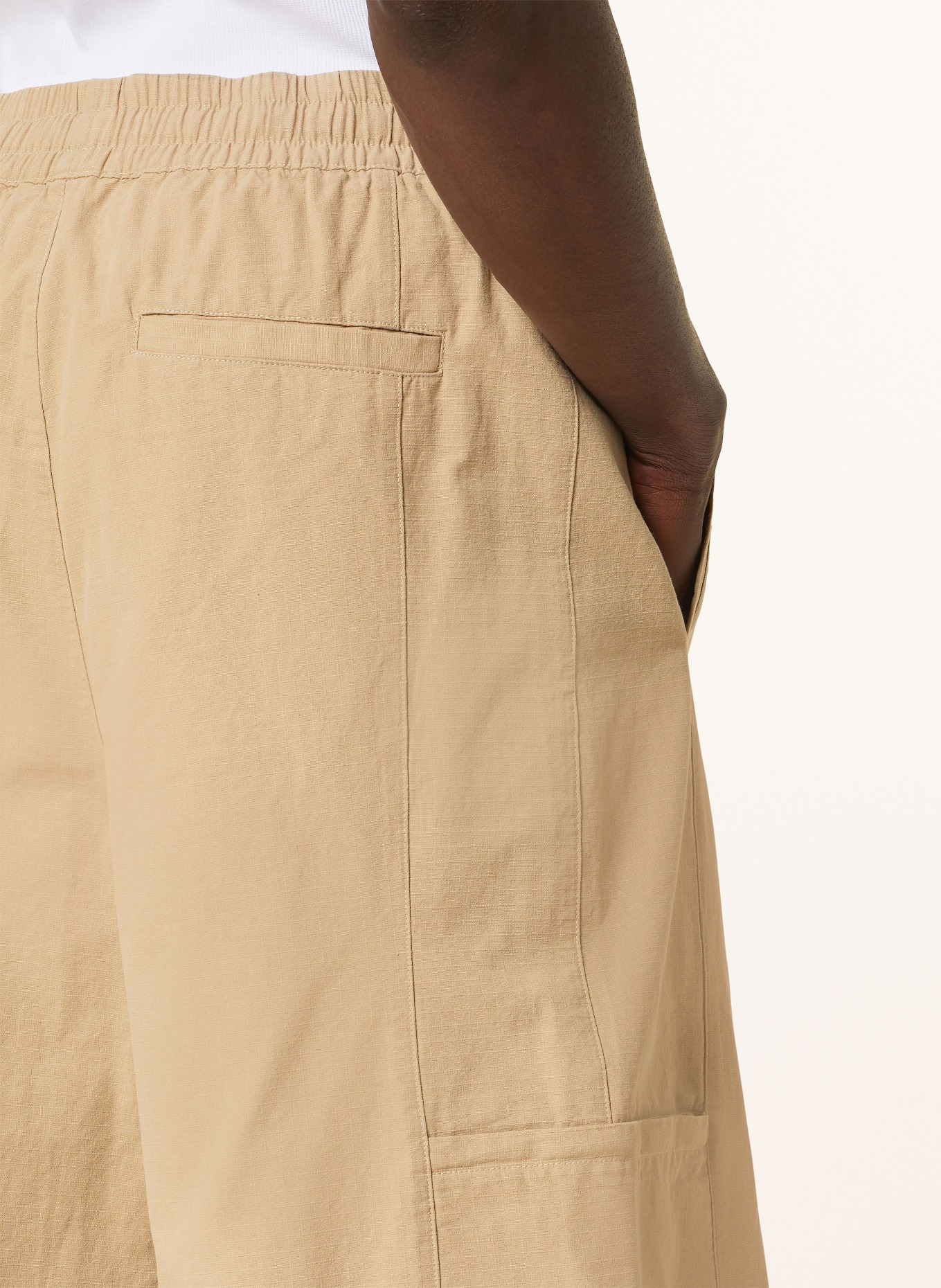 HOLZWEILER Cargo shorts TEVY in jogger style regular fit, Color: BEIGE (Image 6)