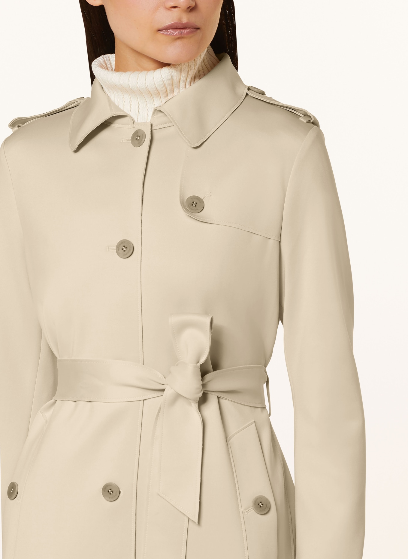 MILESTONE Trench coat MSGOLDIE, Color: BEIGE (Image 4)