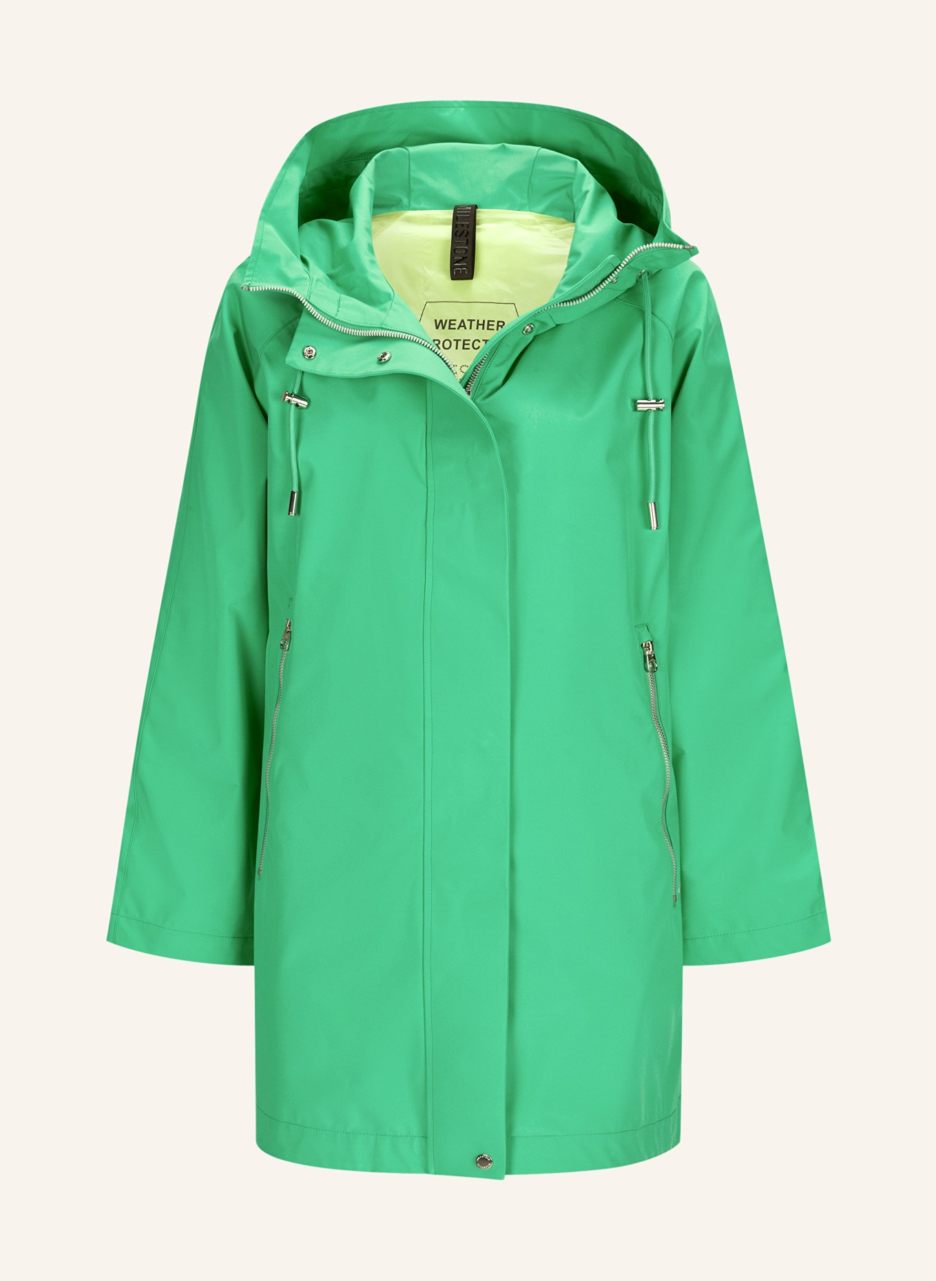 MILESTONE Rain jacket MSWINDY, Color: GREEN (Image 1)