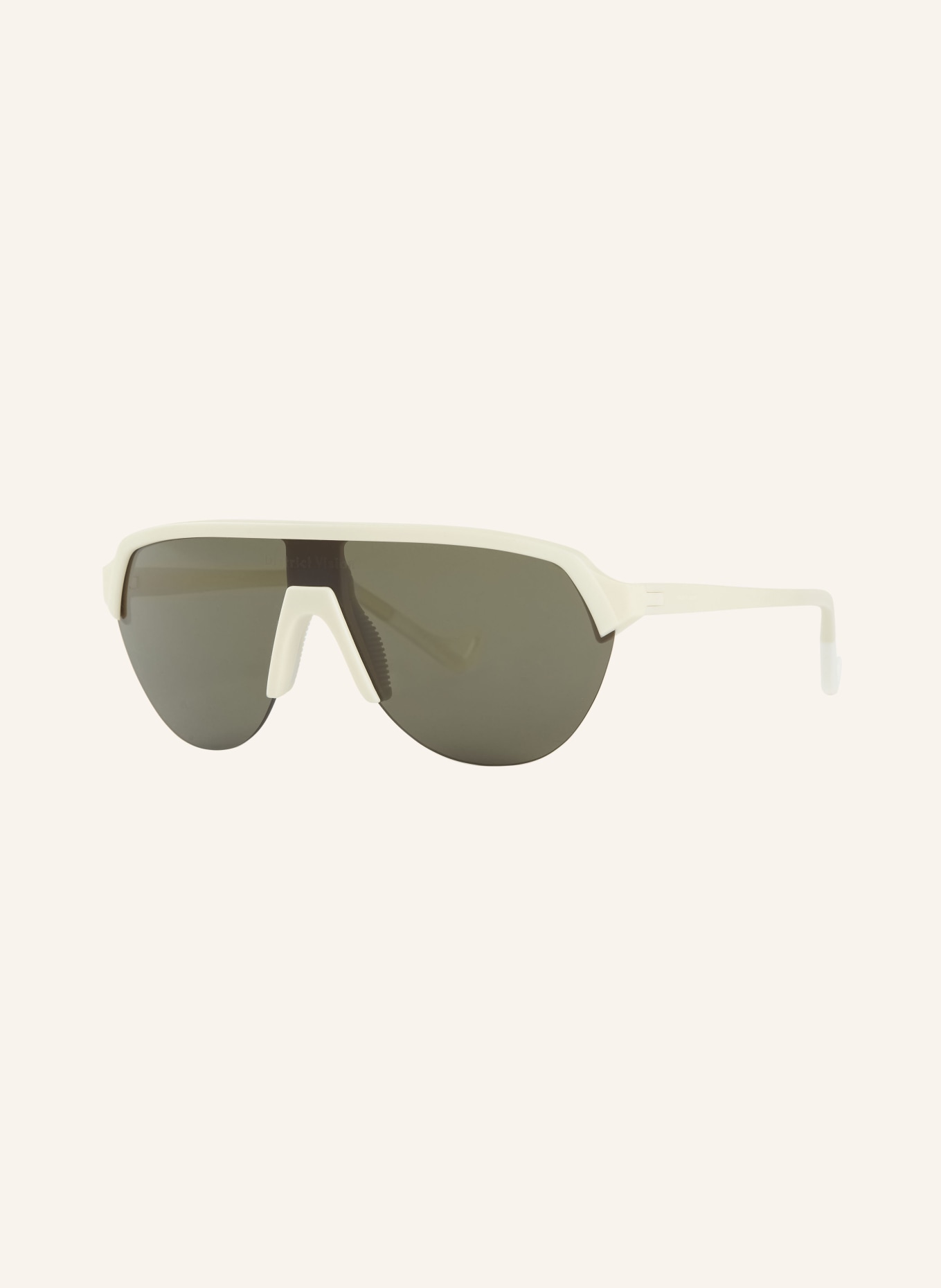 District Vision Multisport sunglasses NAGATA SPEED BLADE, Color: LIMESTONE - MATTE WHITE/ GREEN (Image 1)