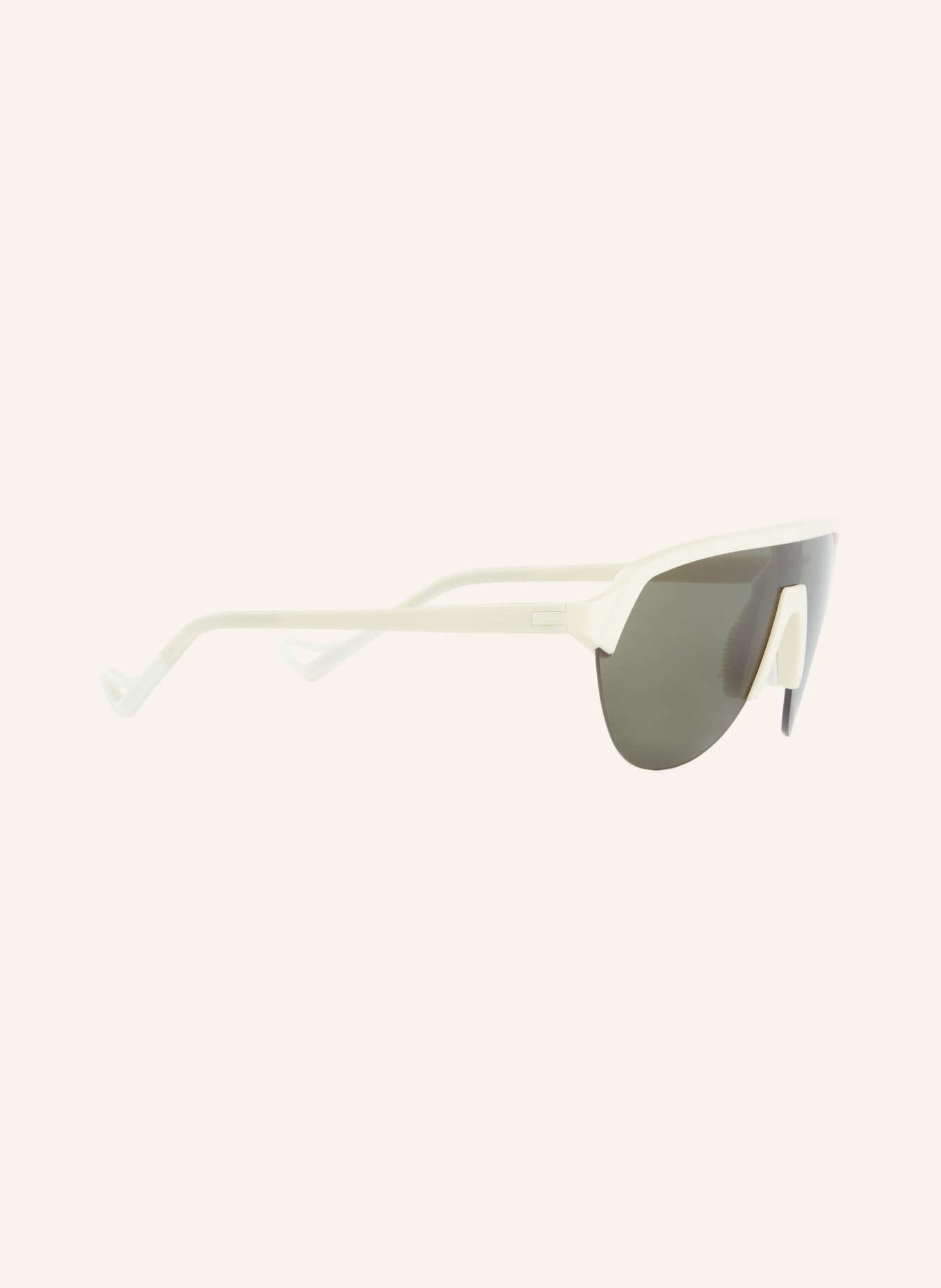 District Vision Multisport sunglasses NAGATA SPEED BLADE, Color: LIMESTONE - MATTE WHITE/ GREEN (Image 3)