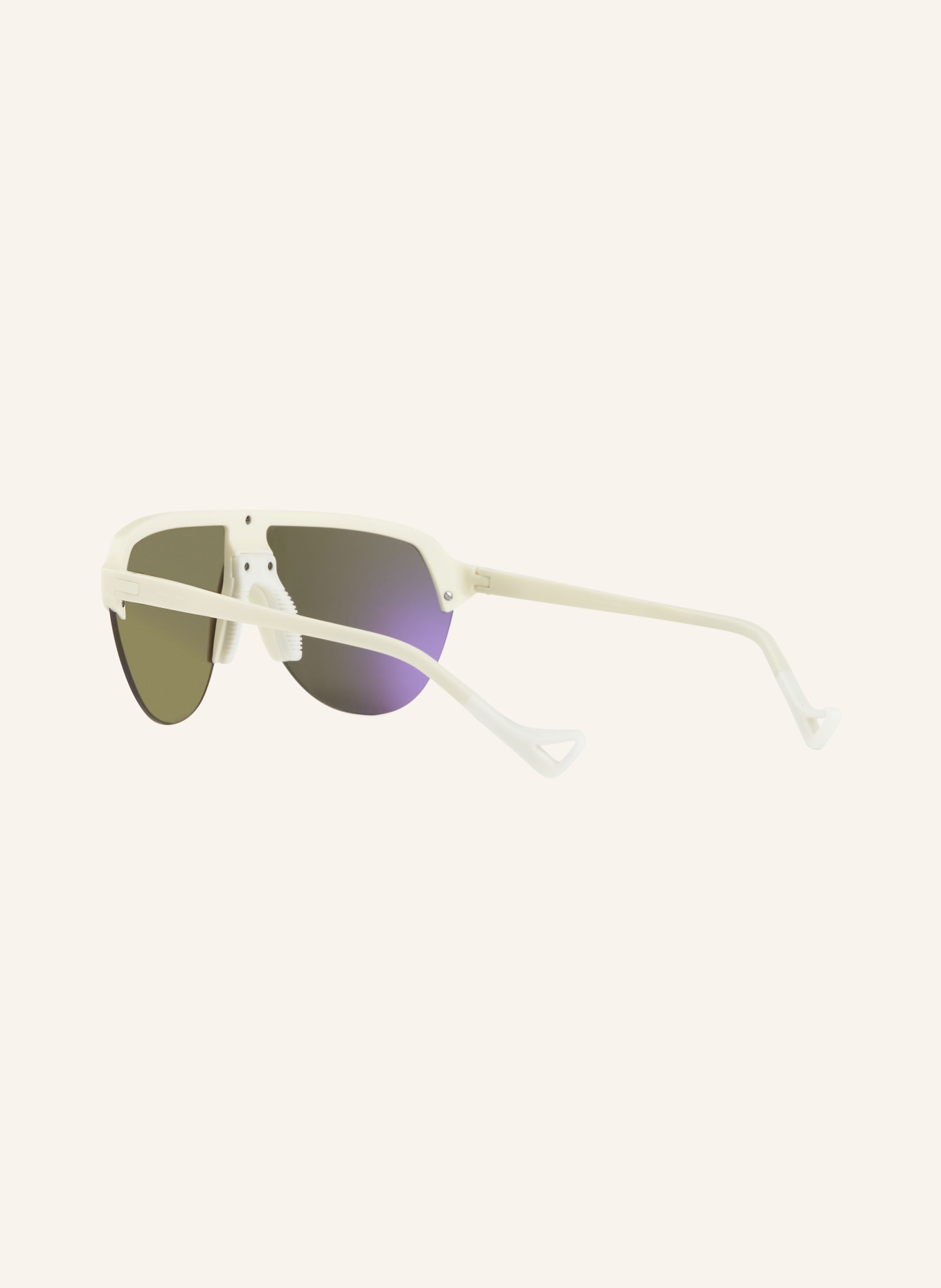 District Vision Multisport sunglasses NAGATA SPEED BLADE, Color: LIMESTONE - MATTE WHITE/ GREEN (Image 4)