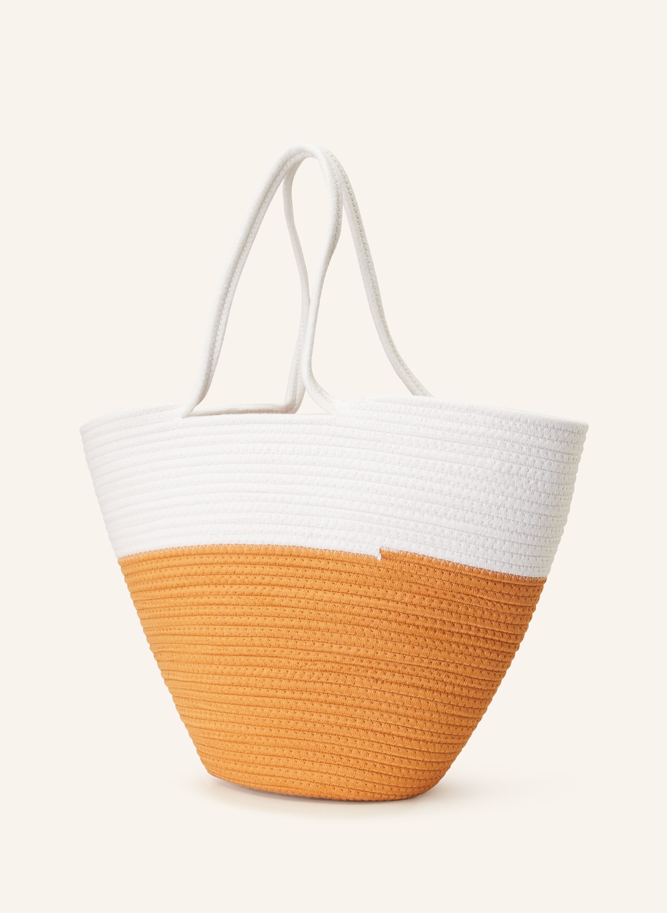 Lovelies Shopper, Farbe: WEISS/ DUNKELORANGE (Bild 2)