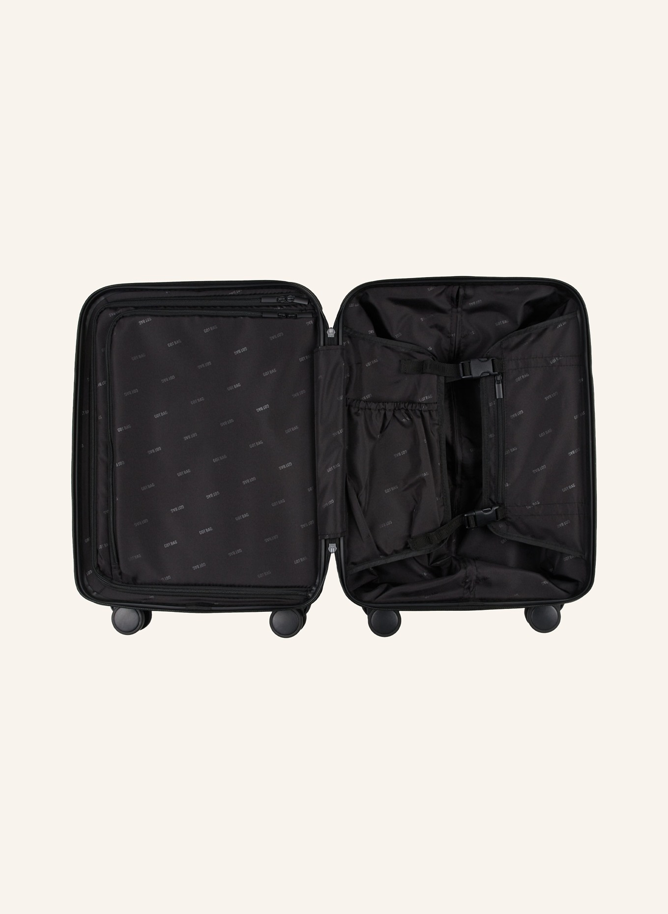 GOT BAG Wheeled suitcase RE:SHELL® CABIN, Color: BLACK (Image 2)
